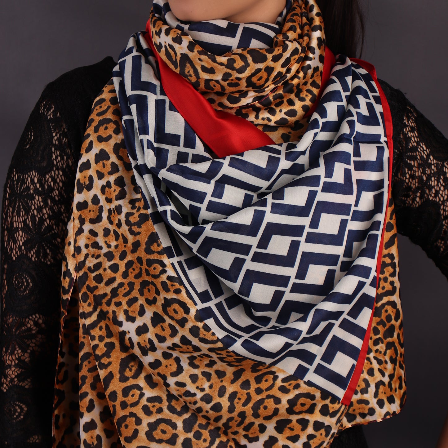 Animal Print Designer Stole