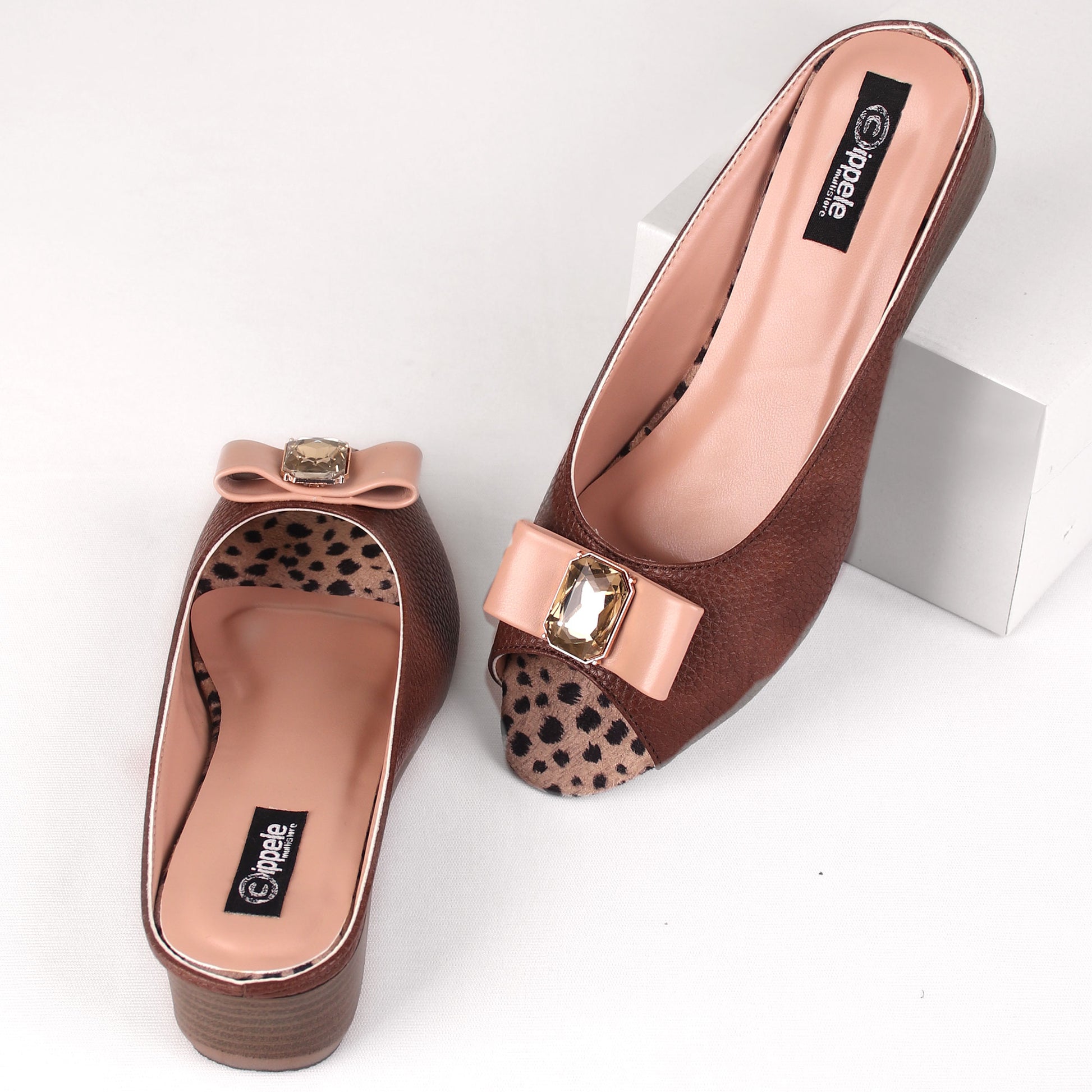 Foot Wear,The Safari Brown Wedge Heel - Cippele Multi Store