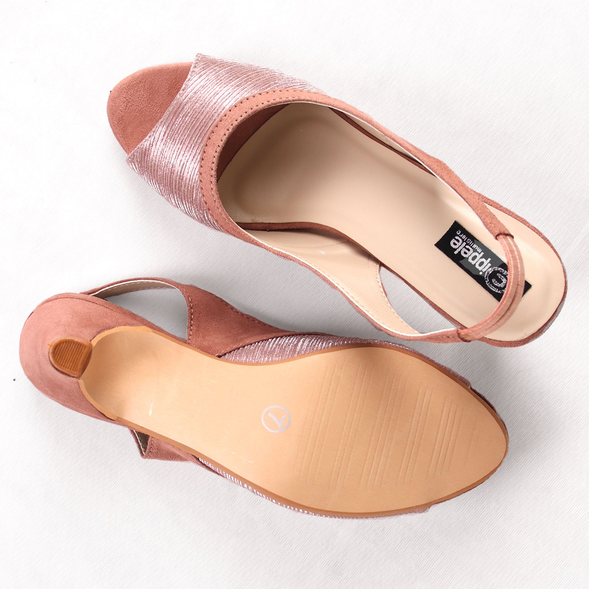 Foot Wear,The Artistic Scrub Heel in Rose Gold Pink - Cippele Multi Store