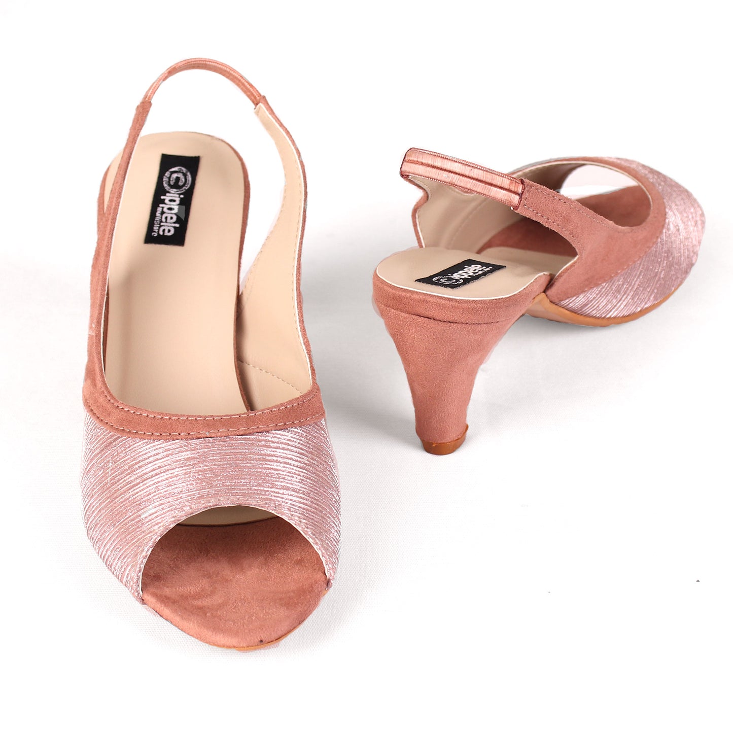 Foot Wear,The Artistic Scrub Heel in Rose Gold Pink - Cippele Multi Store