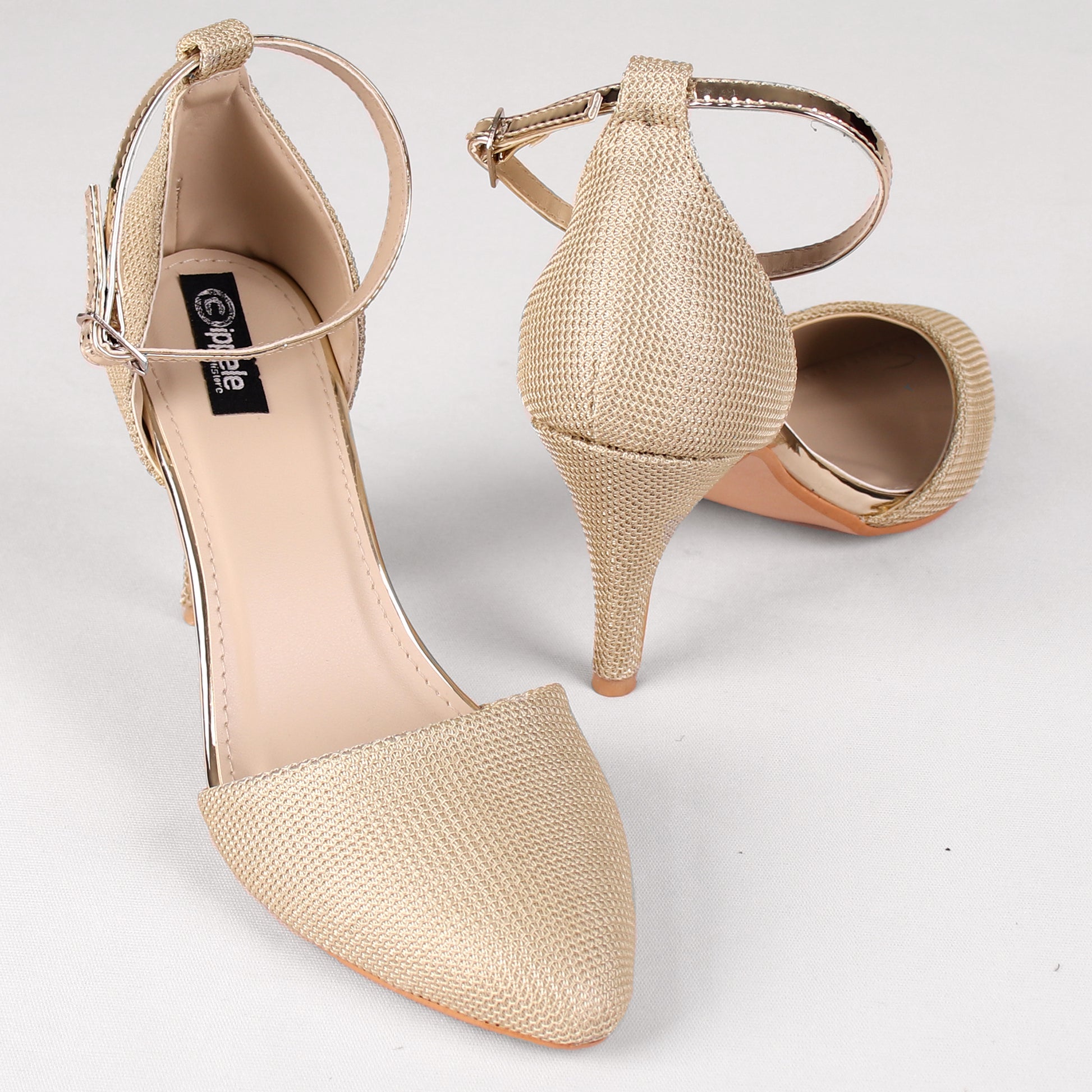 Foot Wear,The Quirky soft Sand Paper Heel in Pista Green - Cippele Multi Store