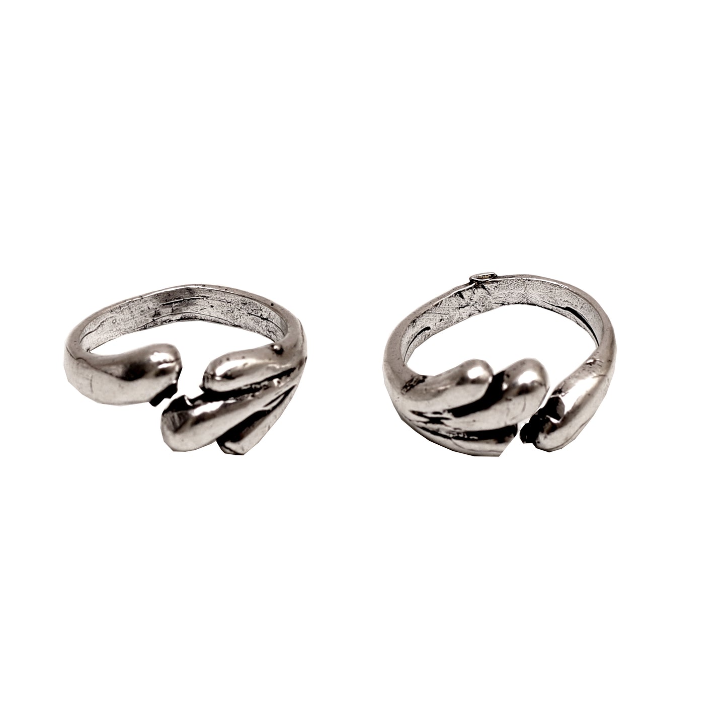 Contemporary Brass Toe Rings (Set of 2)