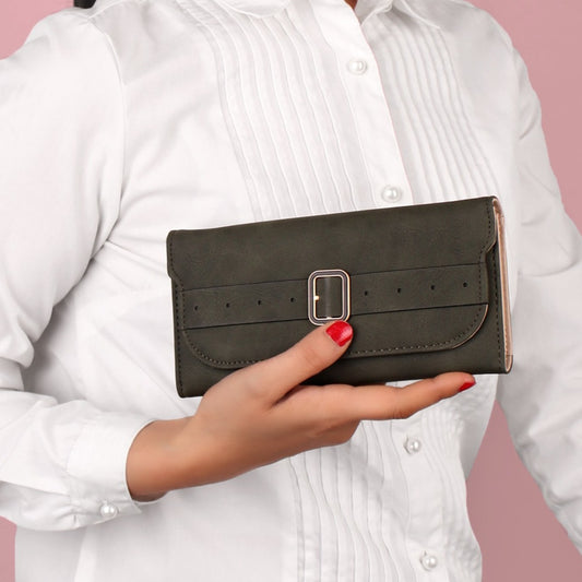 Classy Strap Wallet in Green