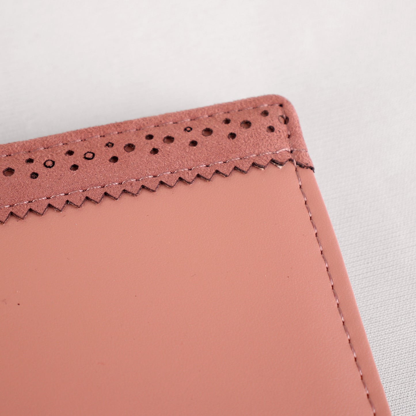 The Punched Ribbon Wallet in Pink