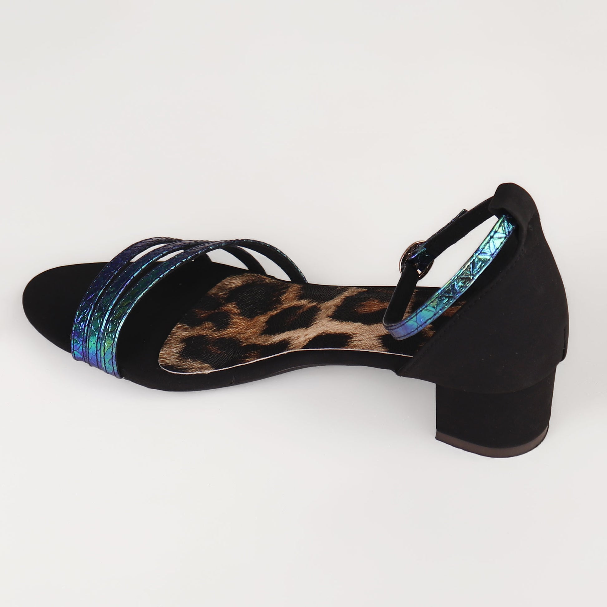 Foot Wear,Triple Strap Color Essence Block Heel - Cippele Multi Store