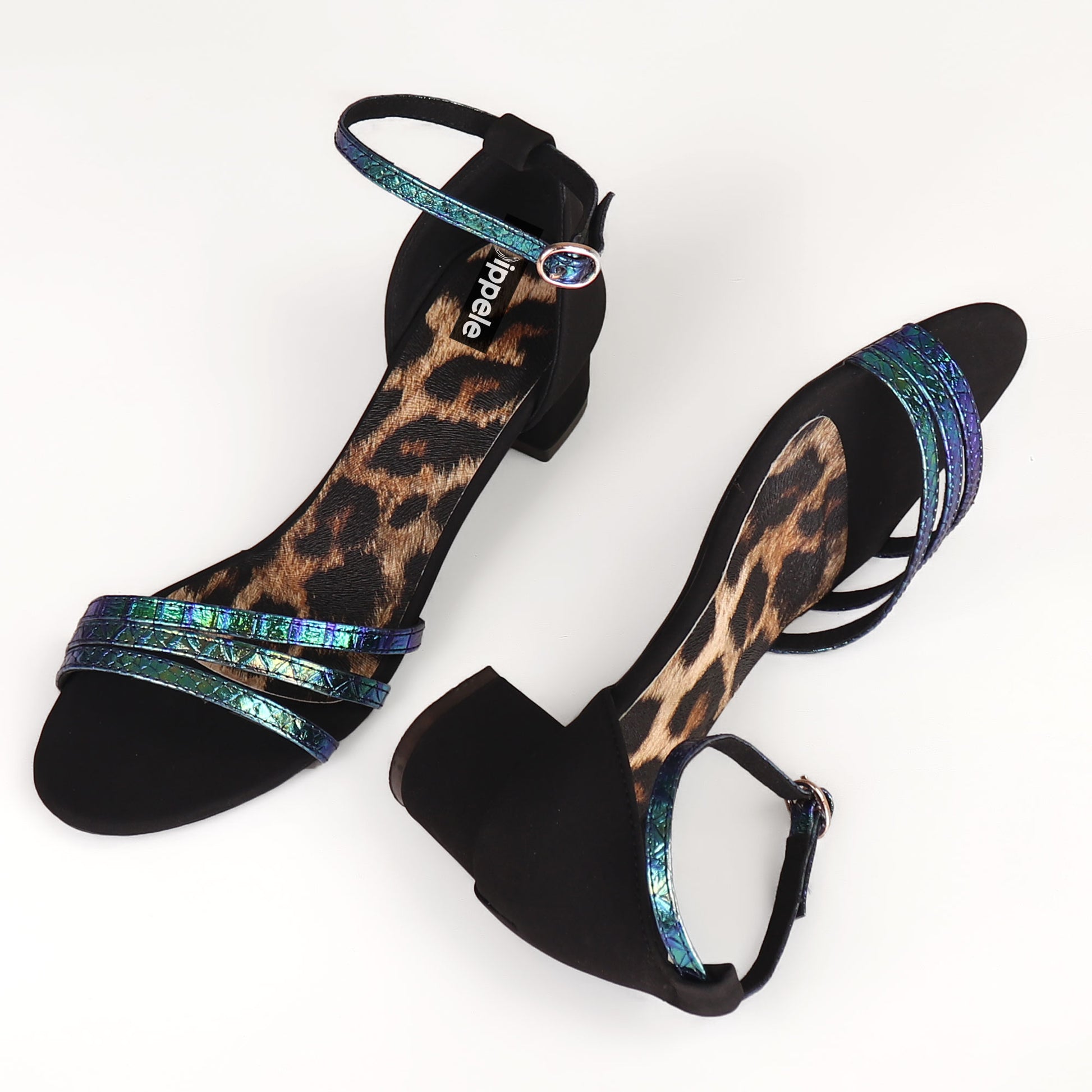 Foot Wear,Triple Strap Color Essence Block Heel - Cippele Multi Store