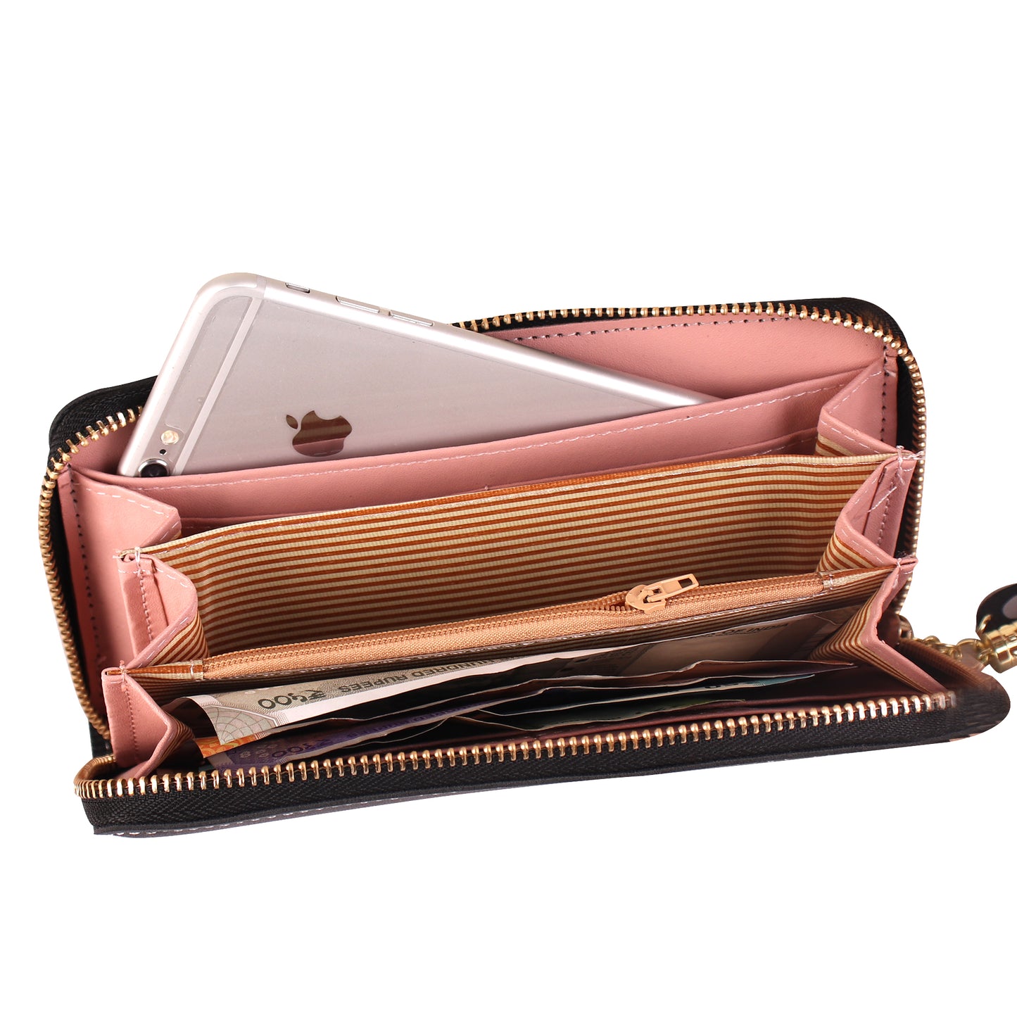 The Punched Ribbon Wallet in Pink