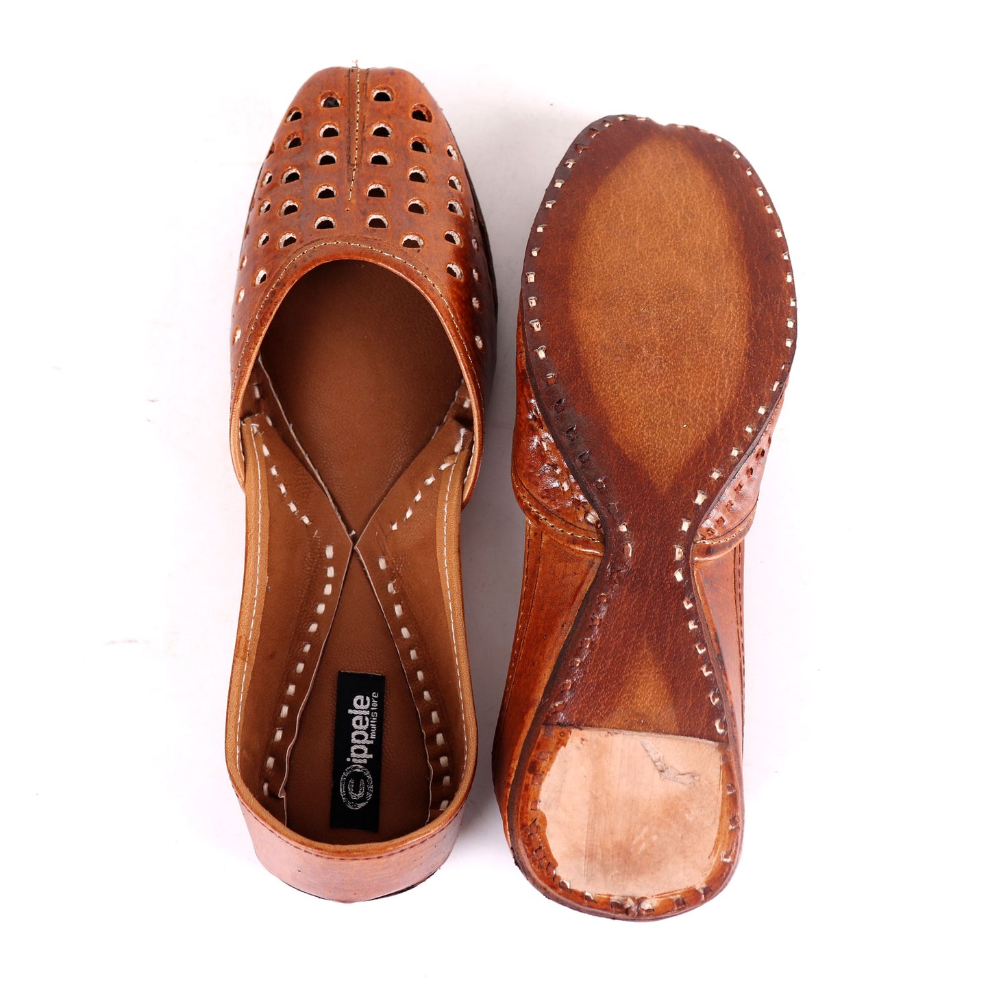 Foot Wear,Fabulous For Feet Brown Jutti - Cippele Multi Store