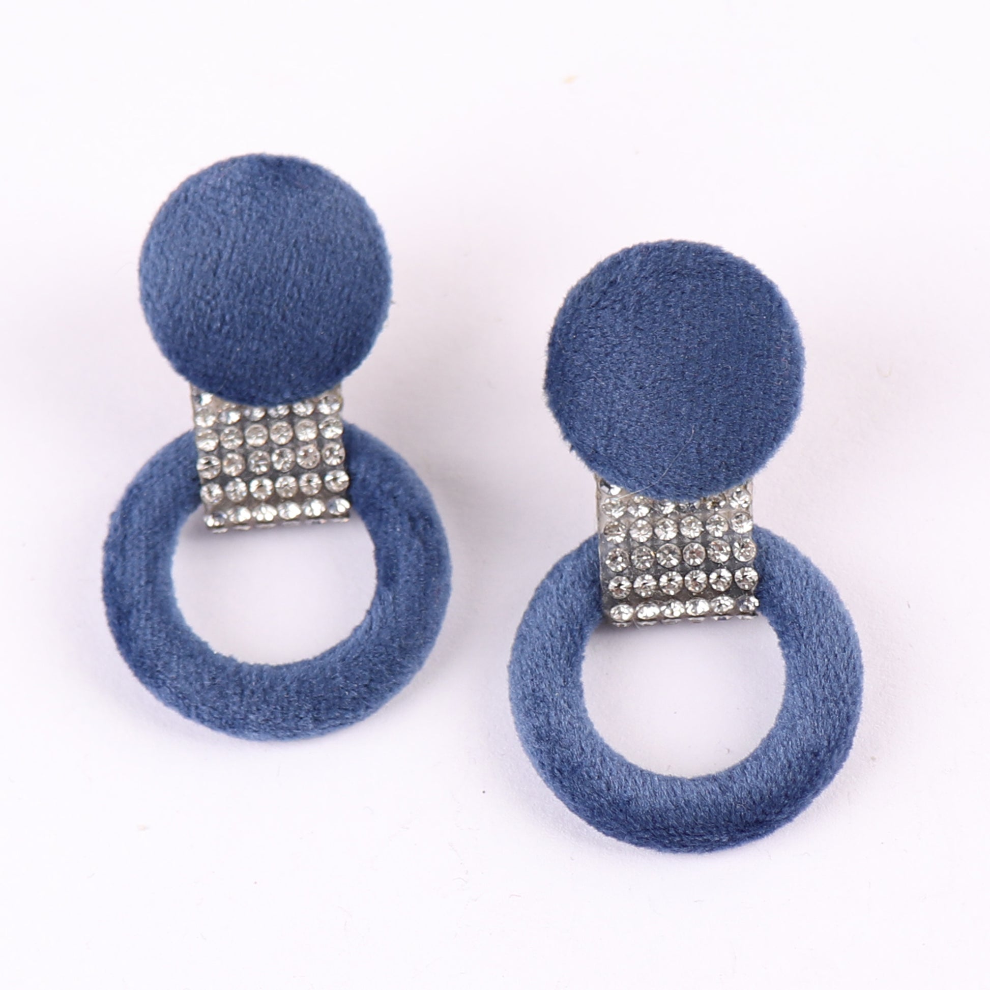 Earrings,Infinity Loop fashion Earrings in Blue - Cippele Multi Store