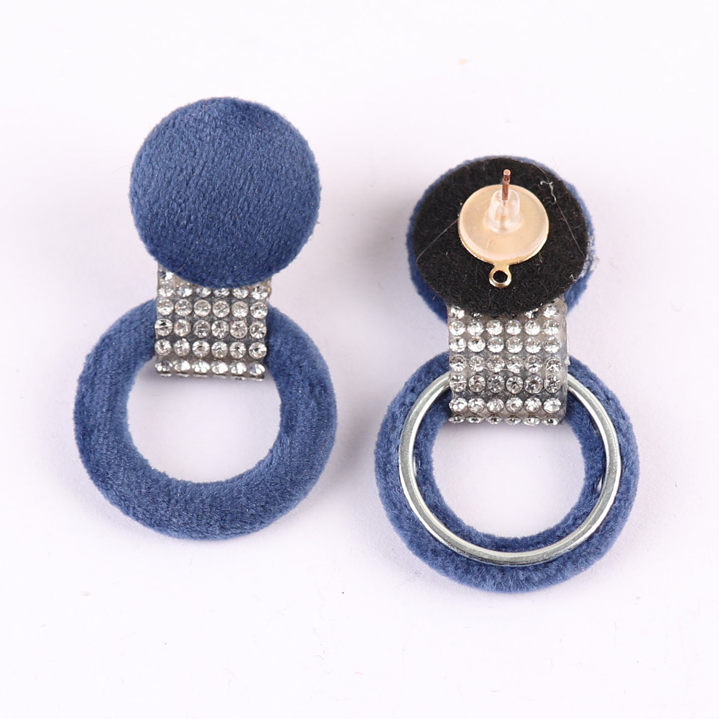 Earrings,Infinity Loop fashion Earrings in Blue - Cippele Multi Store