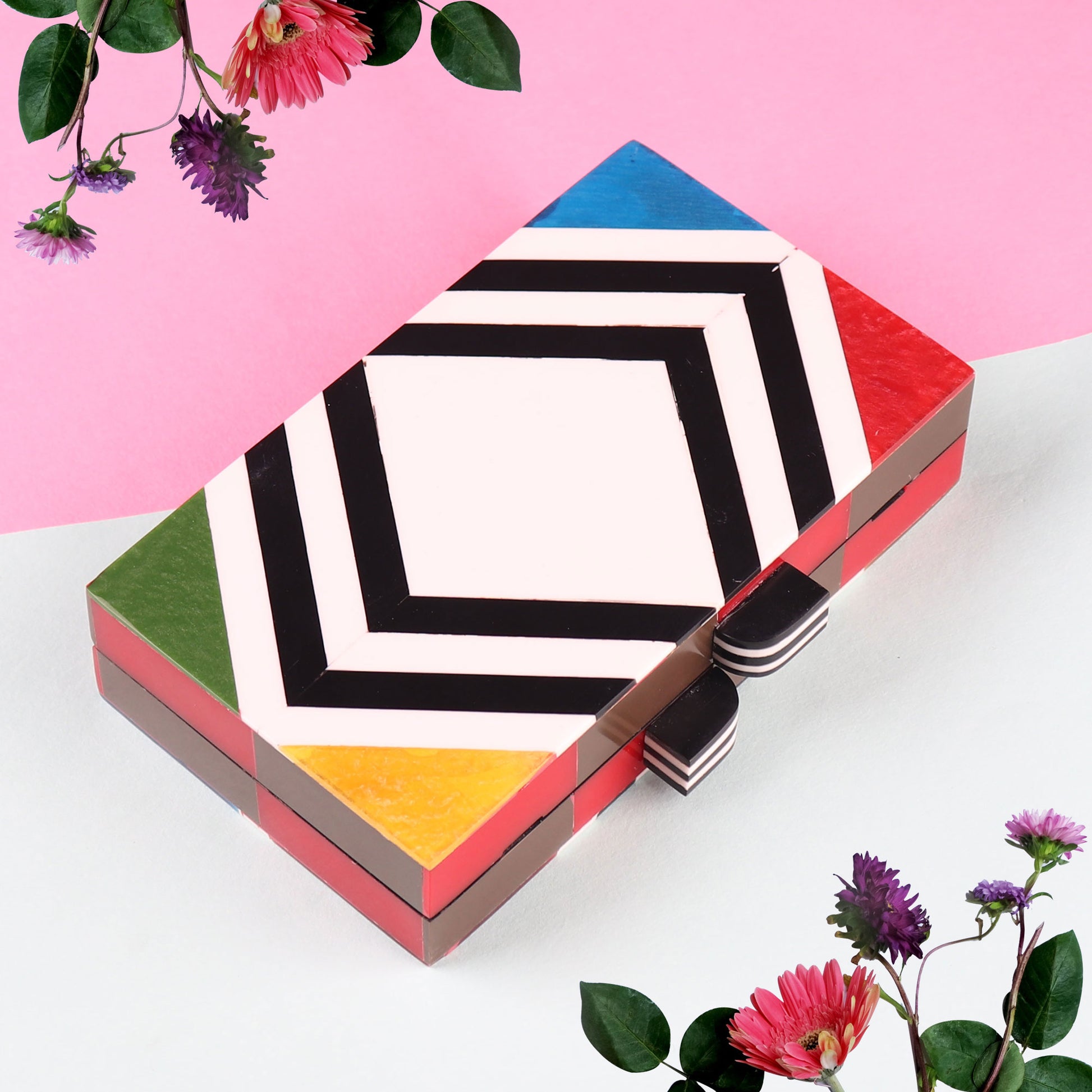 Clutch,The Colorful Symphony Clutch - Cippele Multi Store