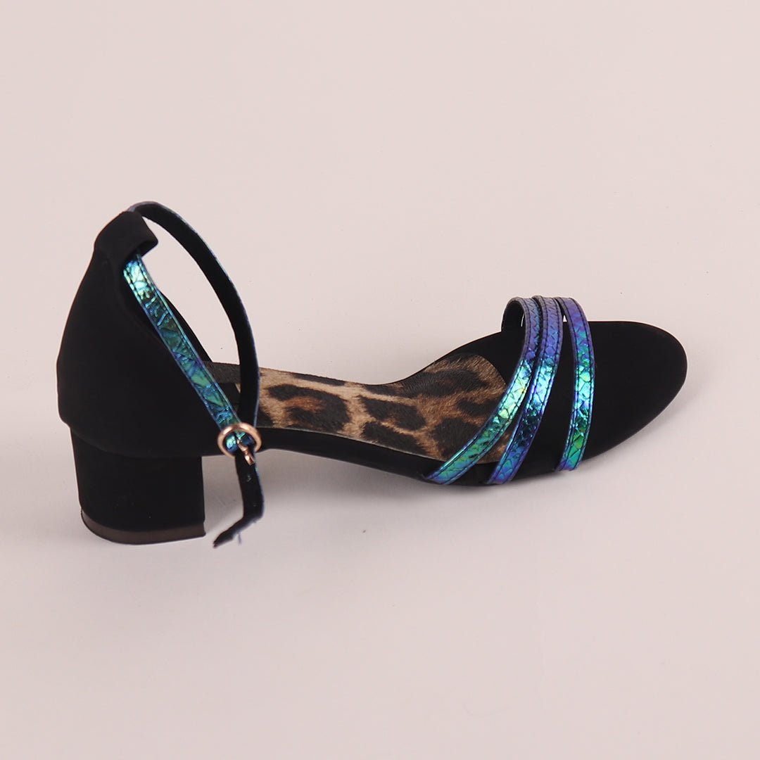 Foot Wear,Triple Strap Color Essence Block Heel - Cippele Multi Store