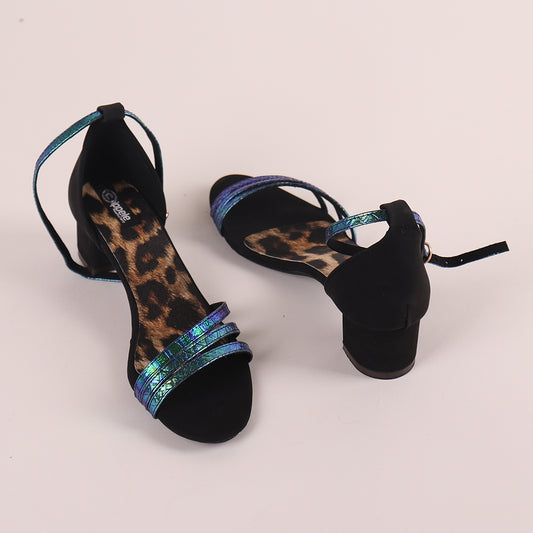Foot Wear,Triple Strap Color Essence Block Heel - Cippele Multi Store