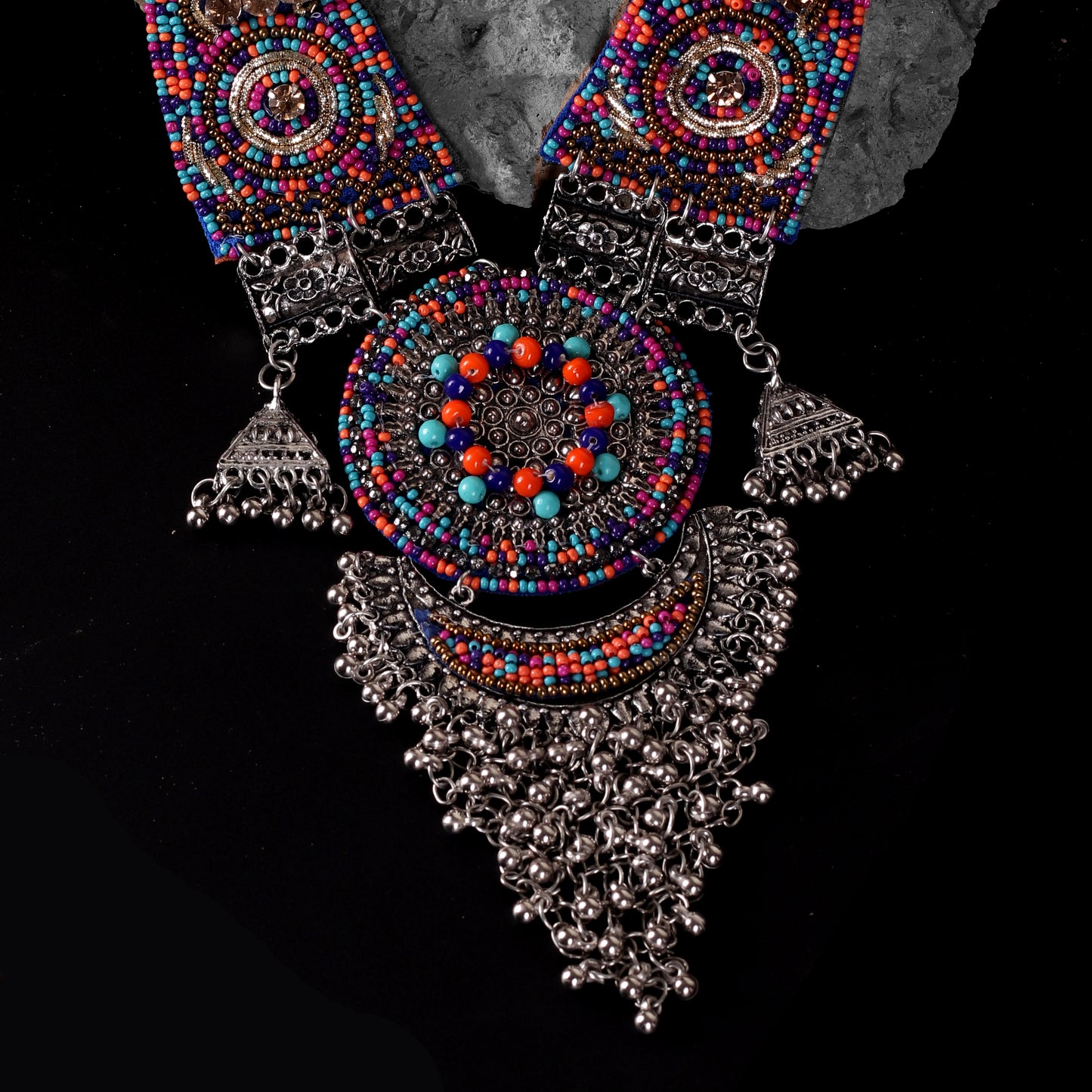 The Picasso Art Necklace in Multicolor