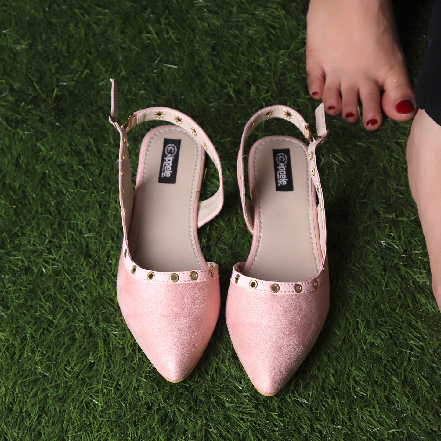 Foot Wear,The Misty Breezy Valentino In Baby Pink - Cippele Multi Store