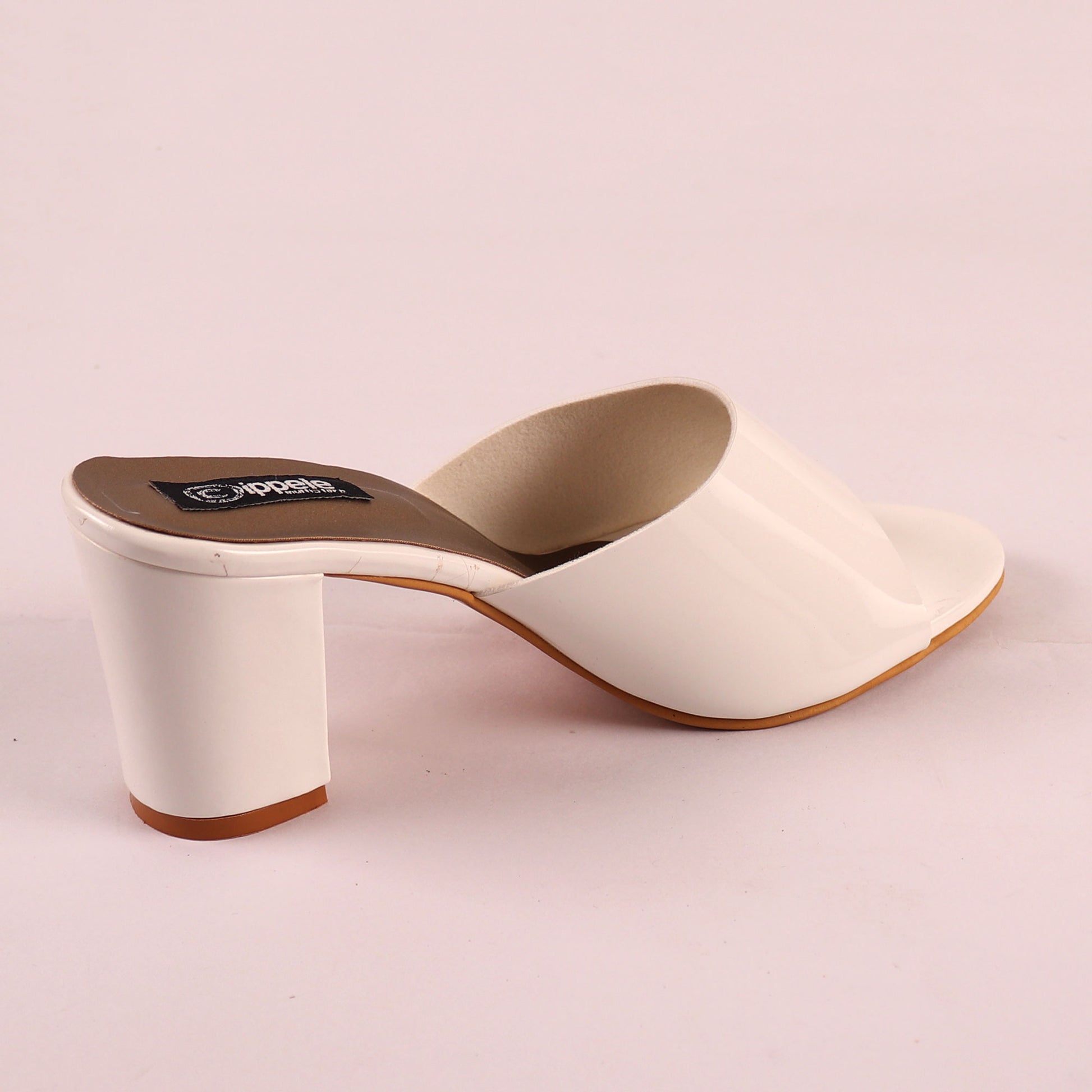 Foot Wear,The Pristine White Block Heel - Cippele Multi Store