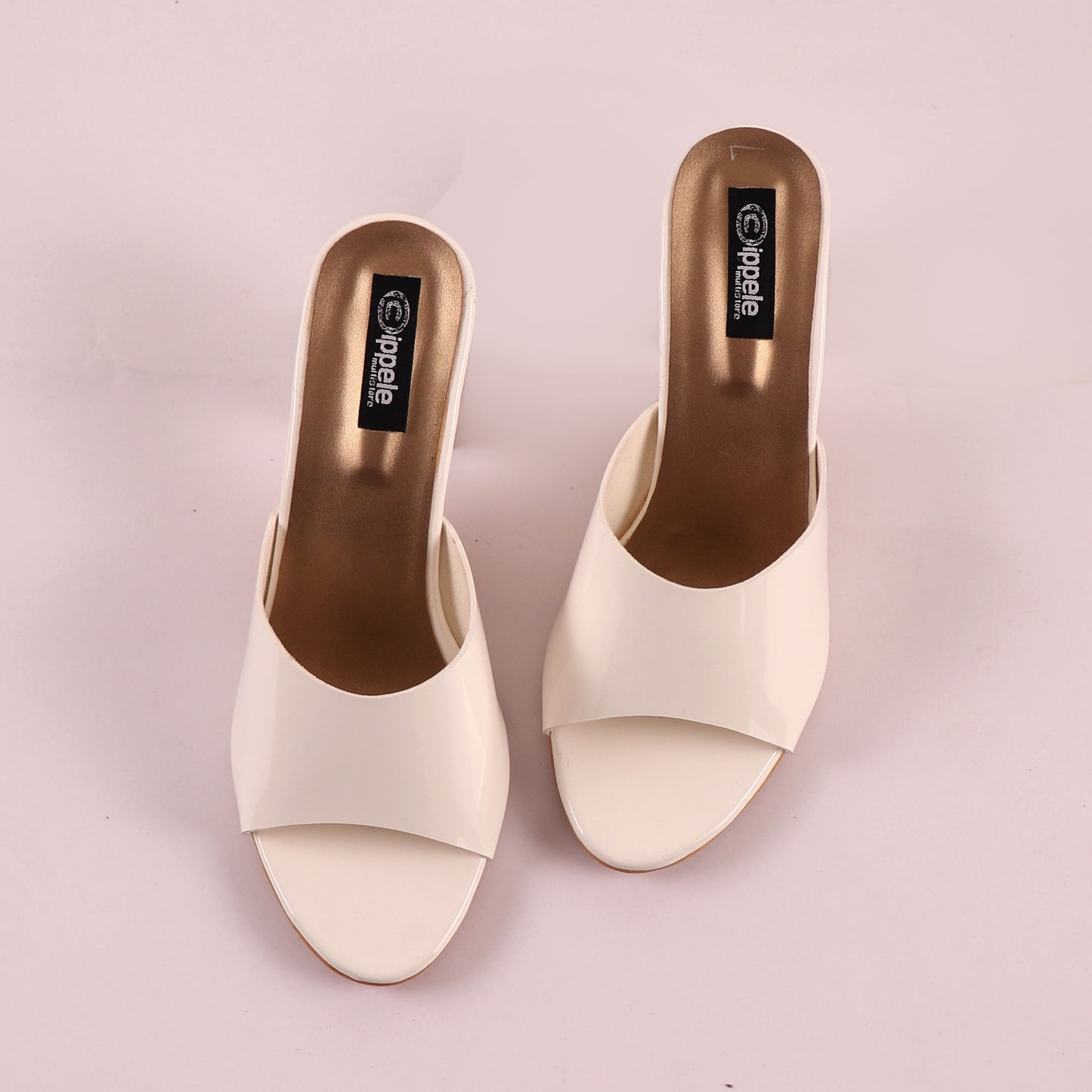 Foot Wear,The Pristine White Block Heel - Cippele Multi Store