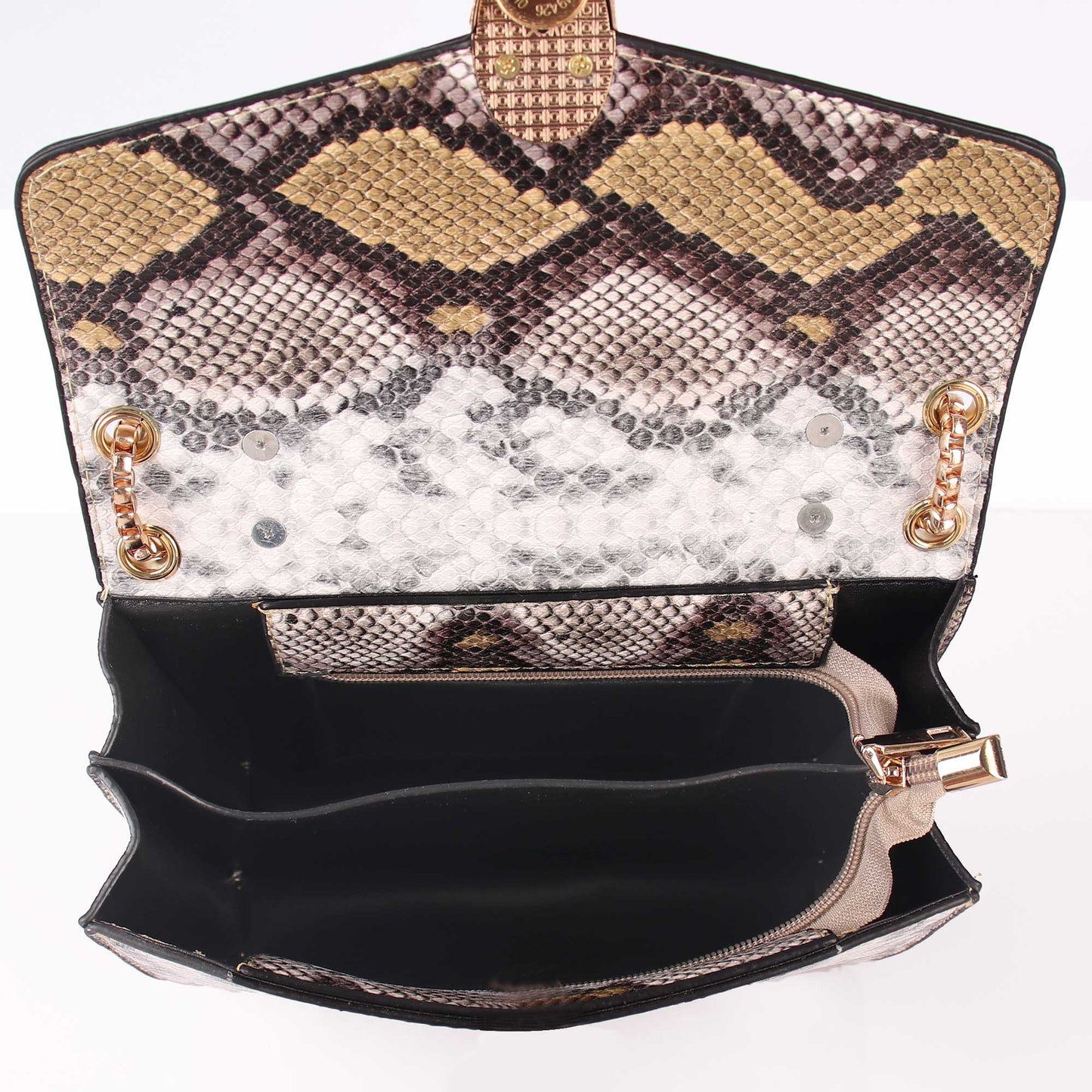 The Exotic Print Sling Bag in Shades of Yellow