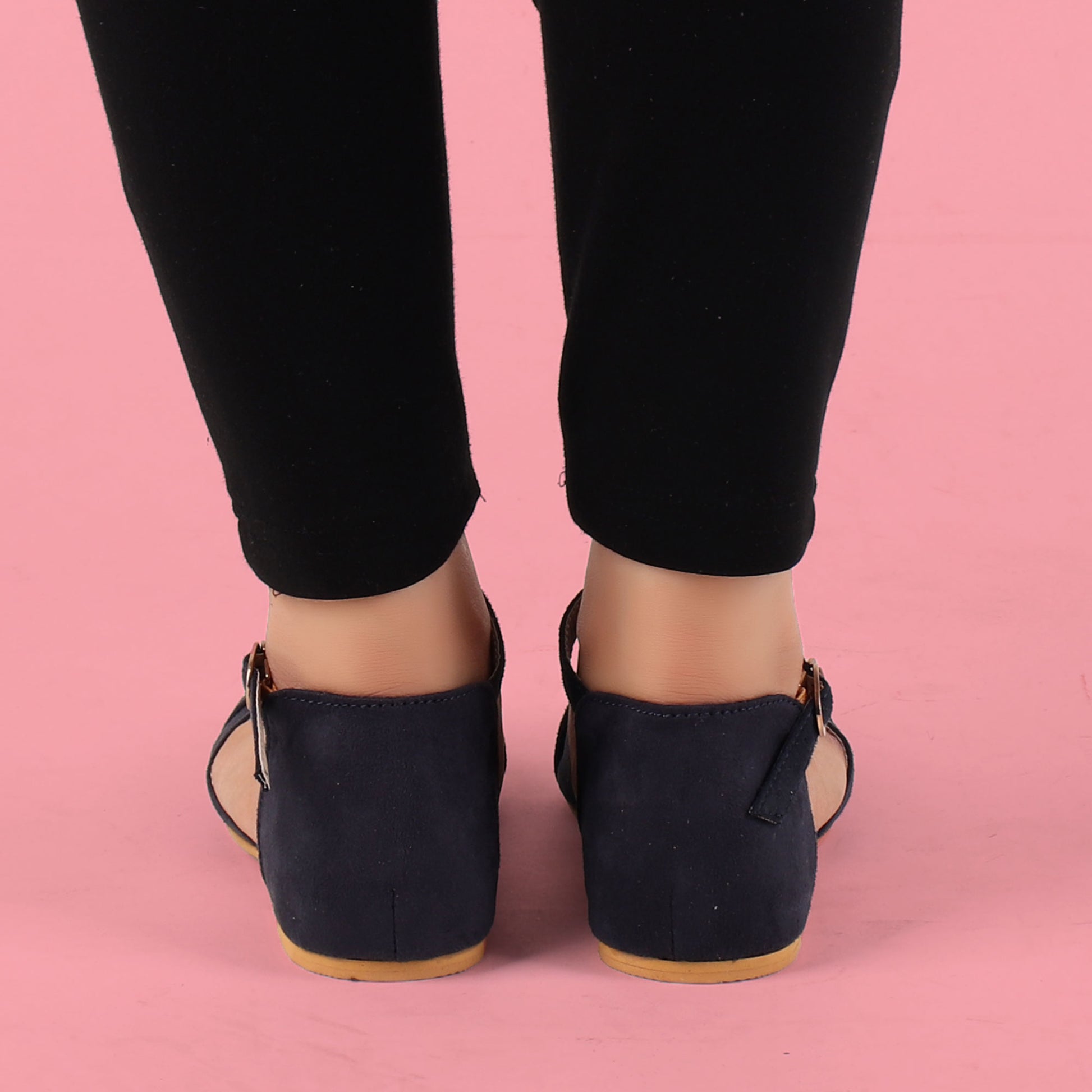 Foot Wear,The Graceful Suave Blue Flats - Cippele Multi Store