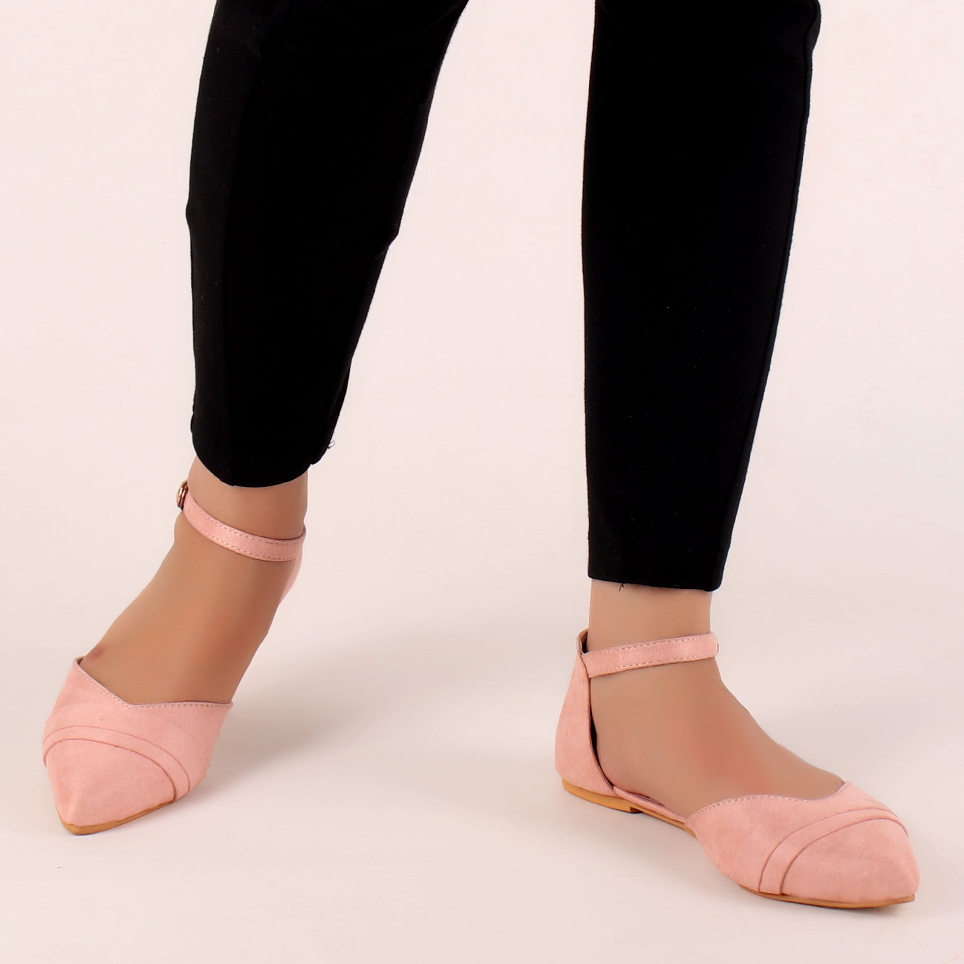 Foot Wear,The Graceful Suave Pink Flats - Cippele Multi Store