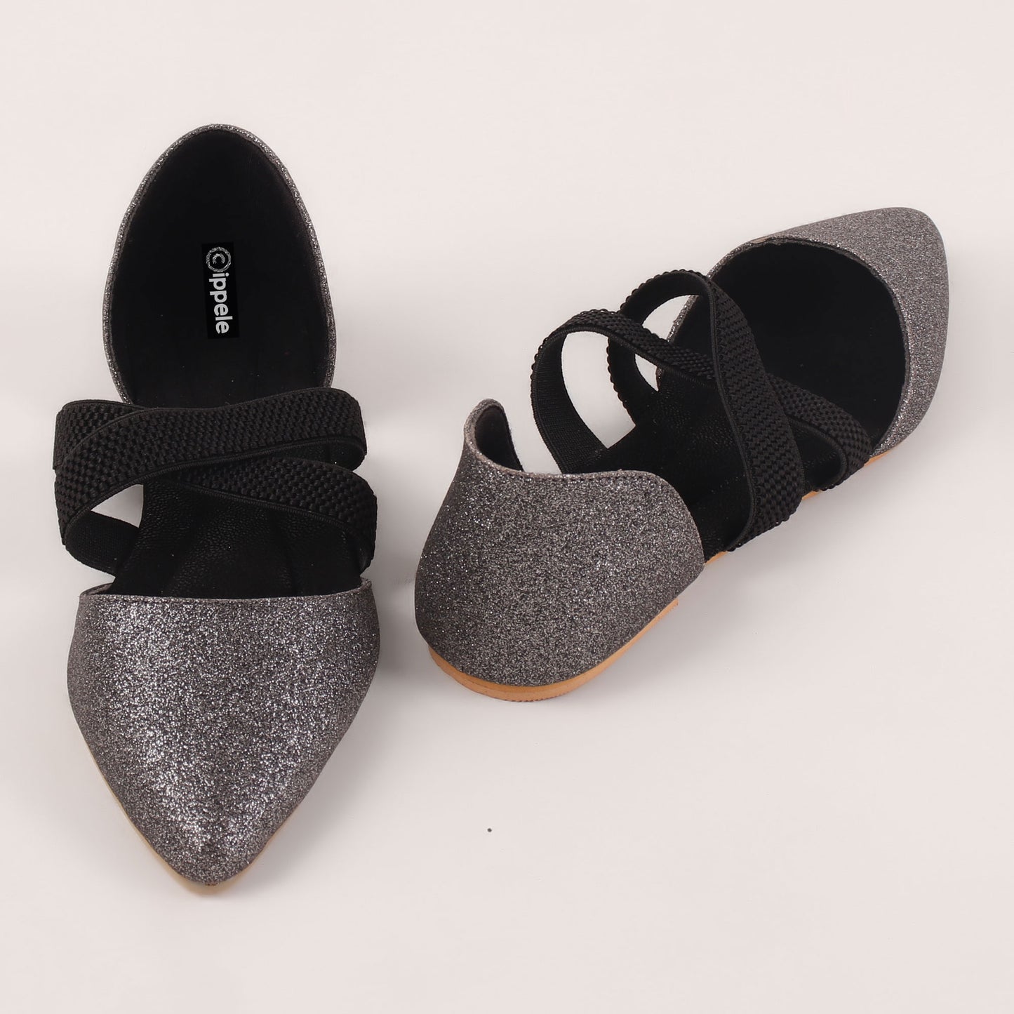 Foot Wear,Keep me Close Grey Flats - Cippele Multi Store