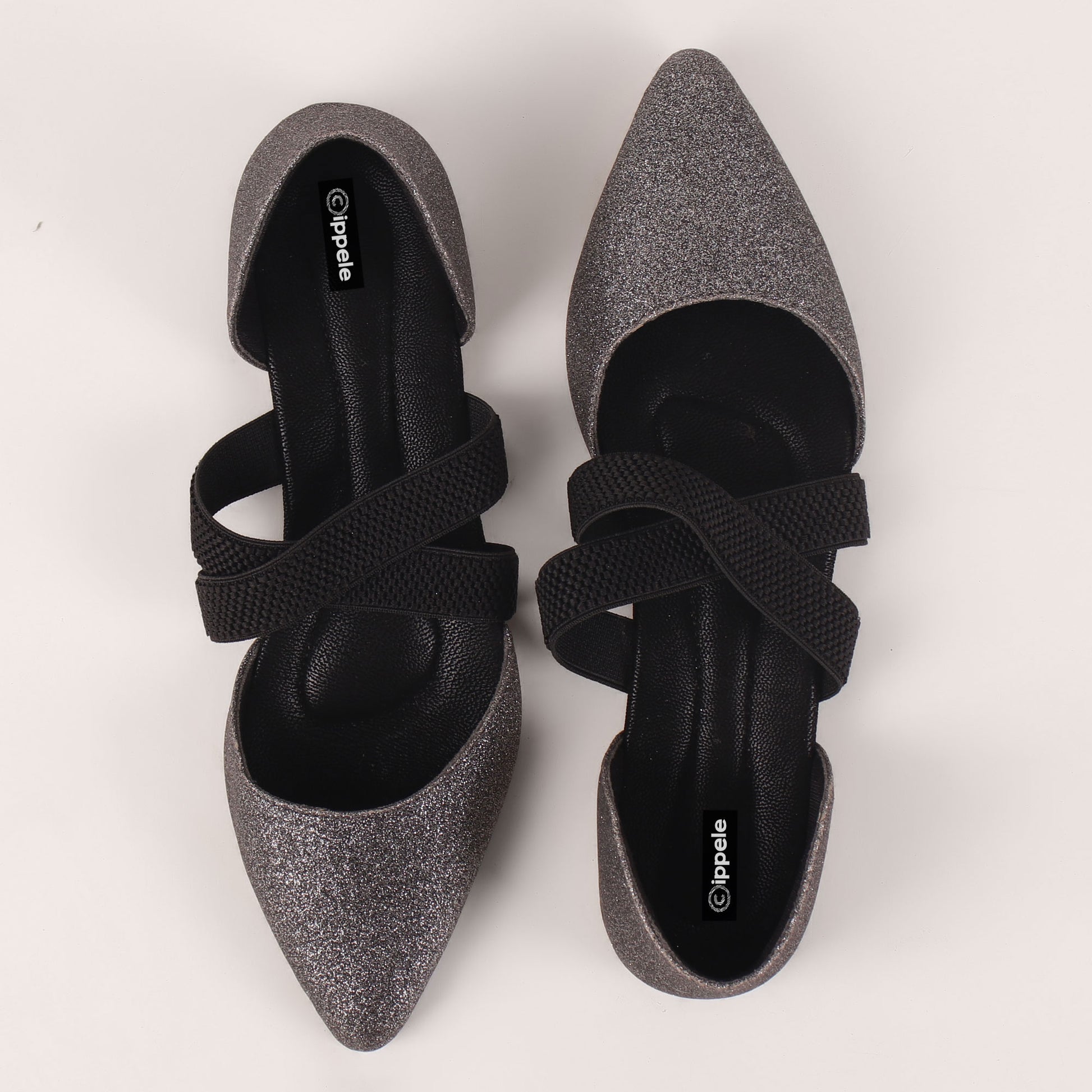 Foot Wear,Keep me Close Grey Flats - Cippele Multi Store