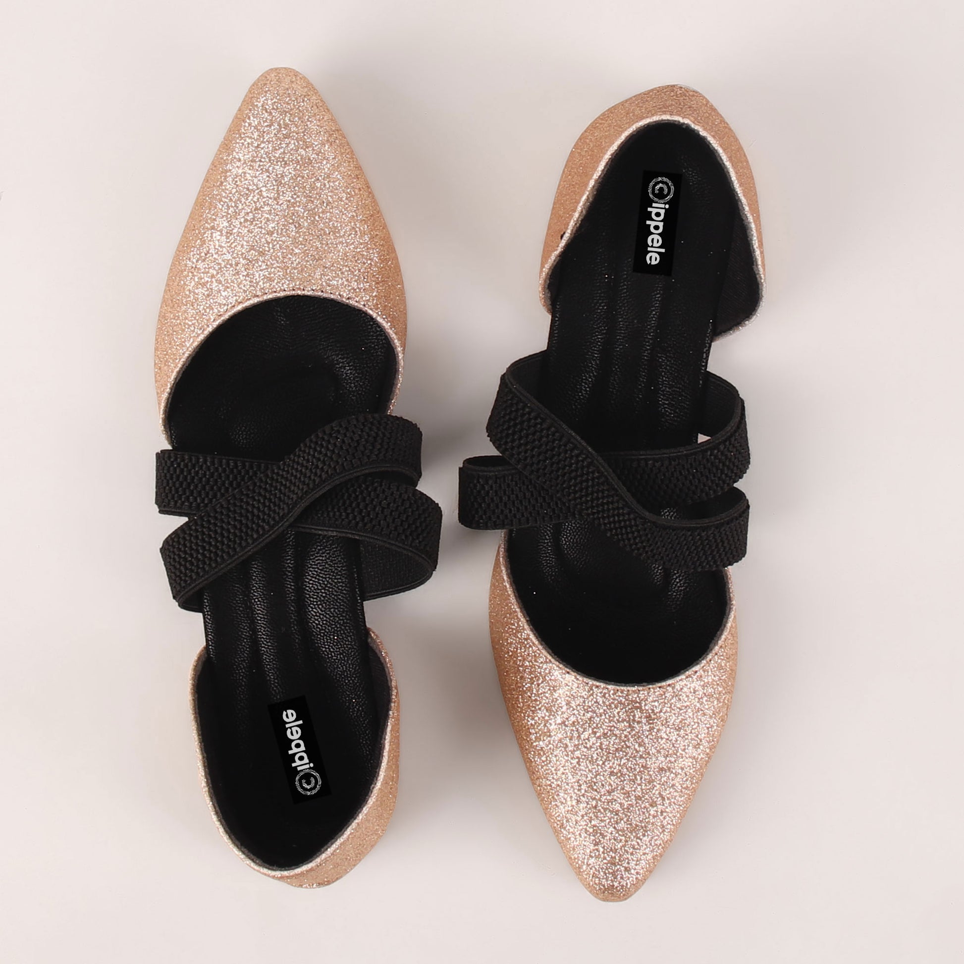 Foot Wear,Keep me Close Rose Gold Flats - Cippele Multi Store
