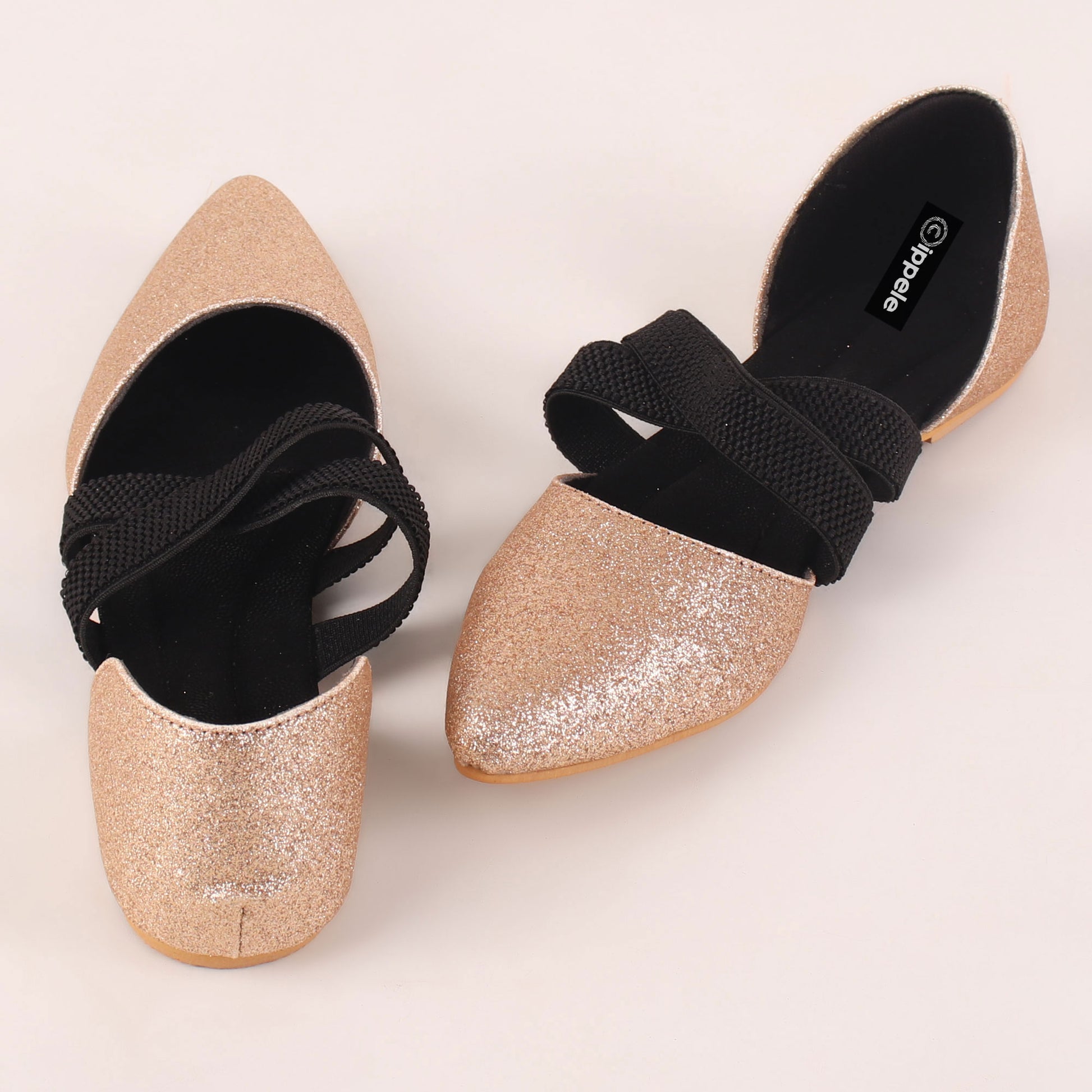 Foot Wear,Keep me Close Rose Gold Flats - Cippele Multi Store