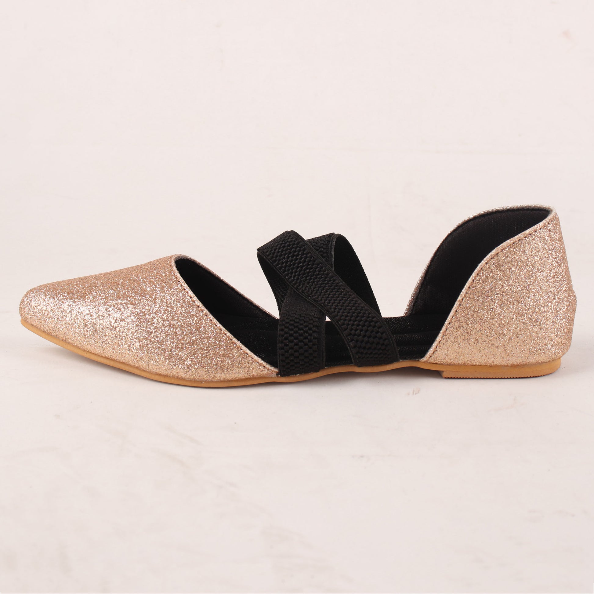 Foot Wear,Keep me Close Rose Gold Flats - Cippele Multi Store
