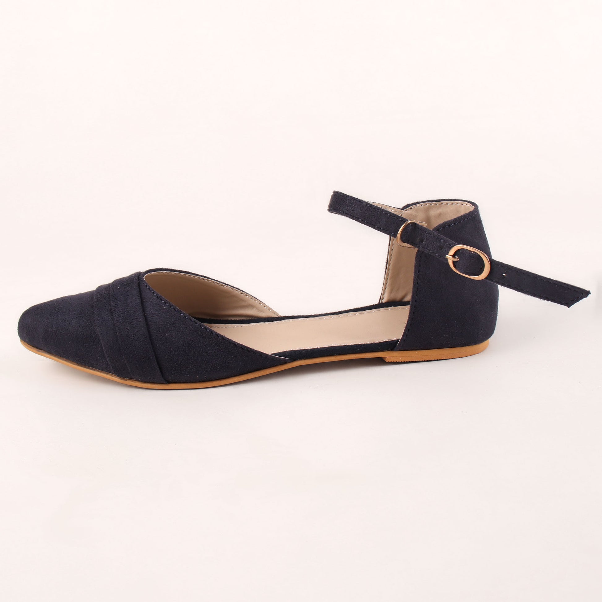 Foot Wear,The Graceful Suave Blue Flats - Cippele Multi Store