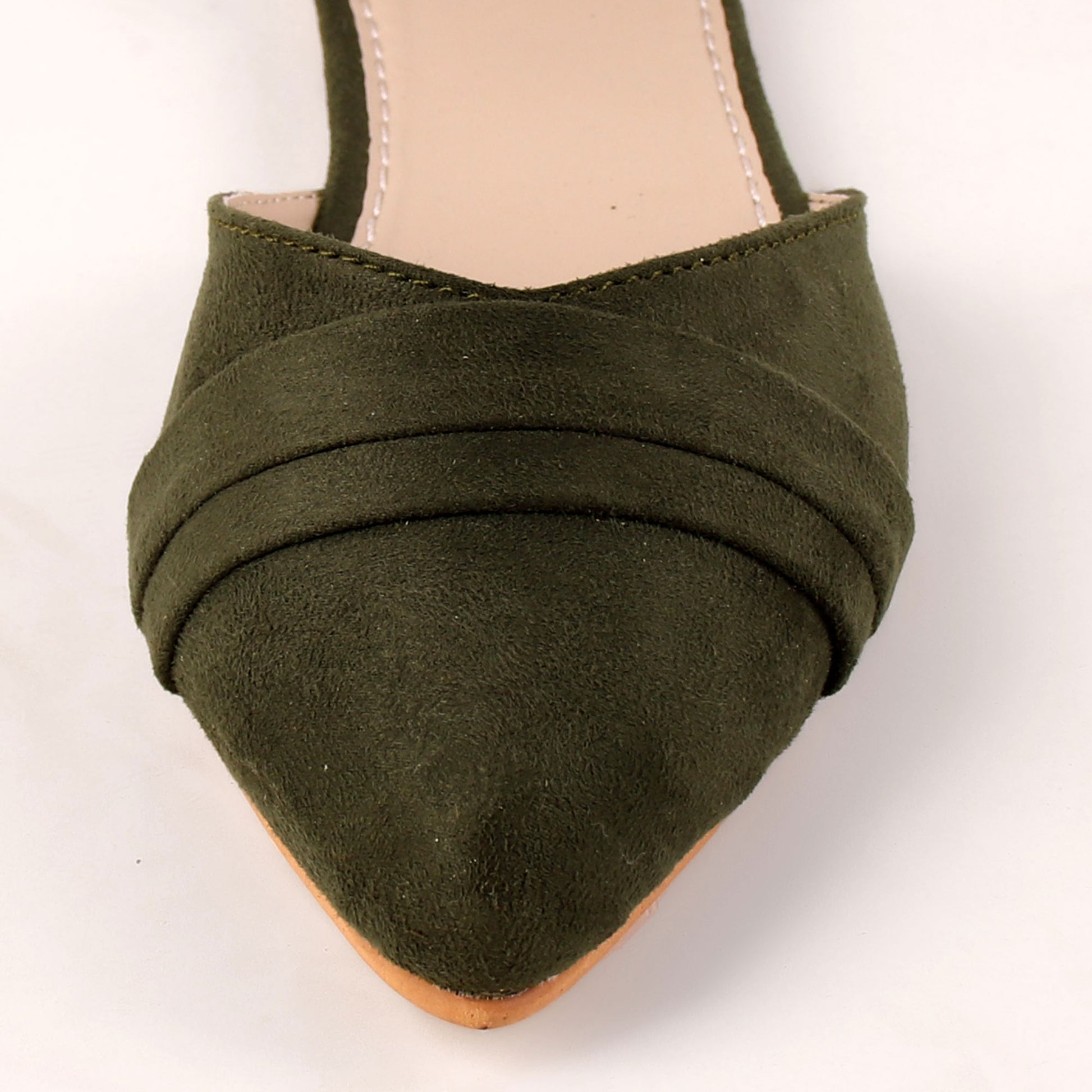 Foot Wear,The Graceful Suave Green Flats - Cippele Multi Store