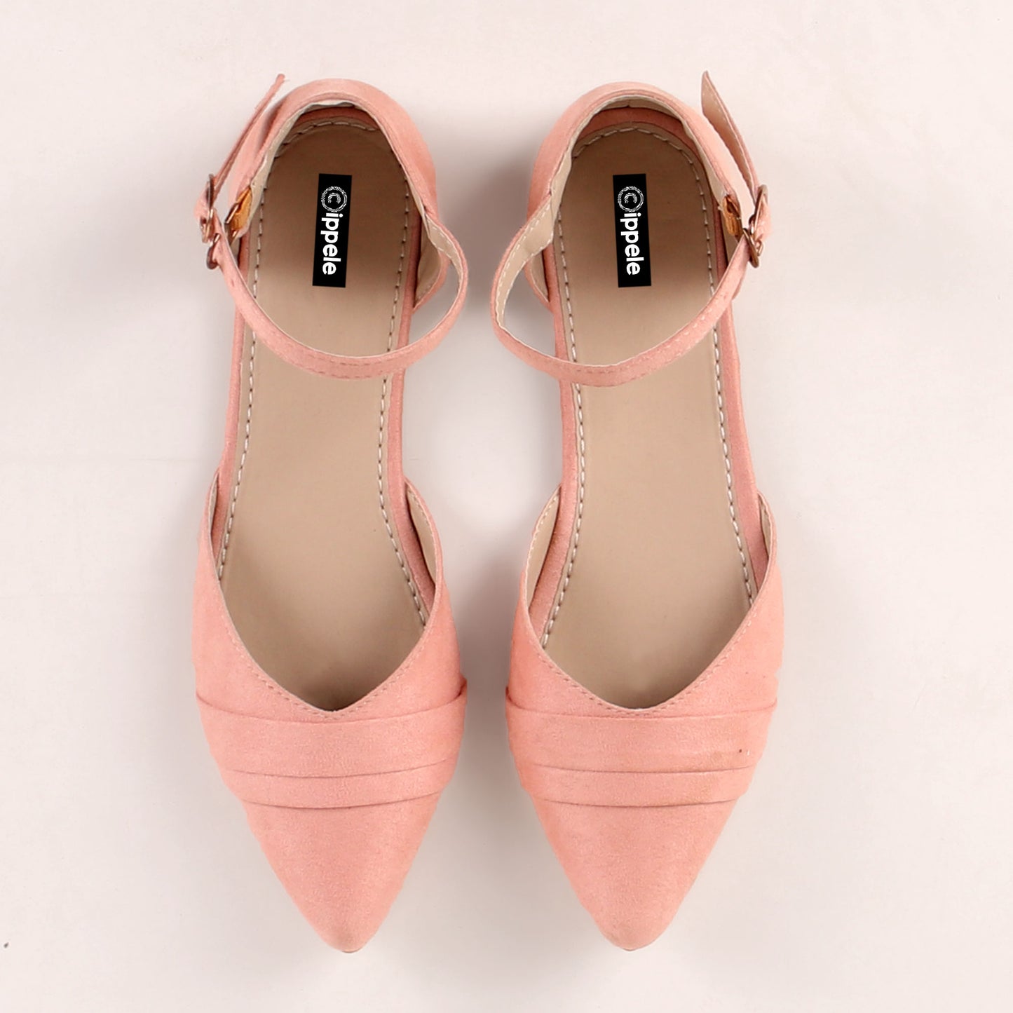 Foot Wear,The Graceful Suave Pink Flats - Cippele Multi Store
