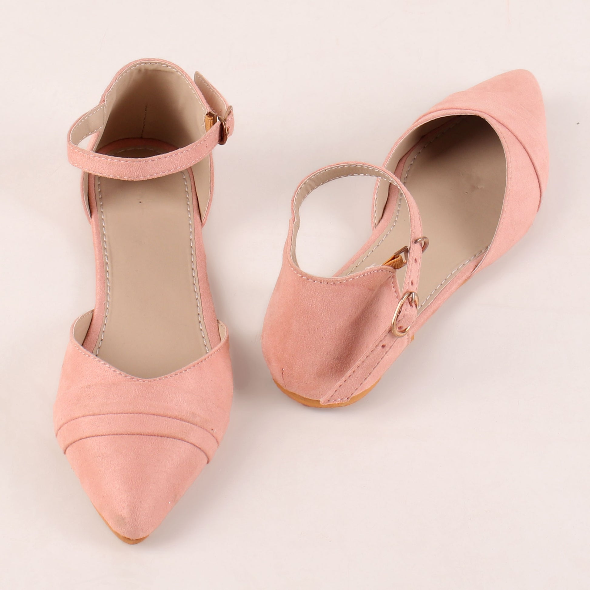 Foot Wear,The Graceful Suave Pink Flats - Cippele Multi Store