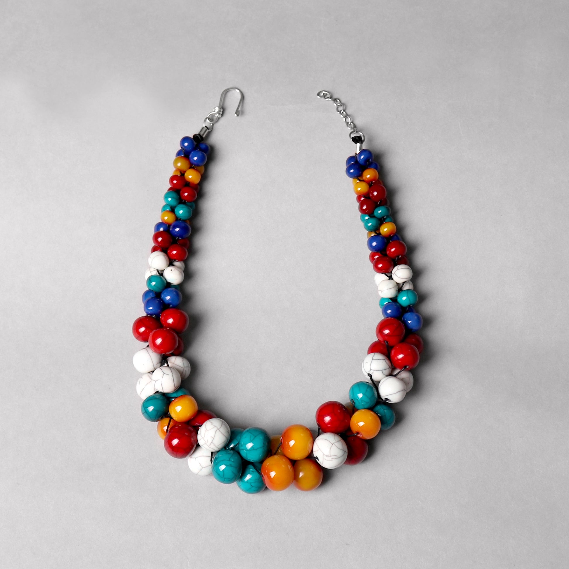Necklace,Funky Beaded Necklace - Cippele Multi Store