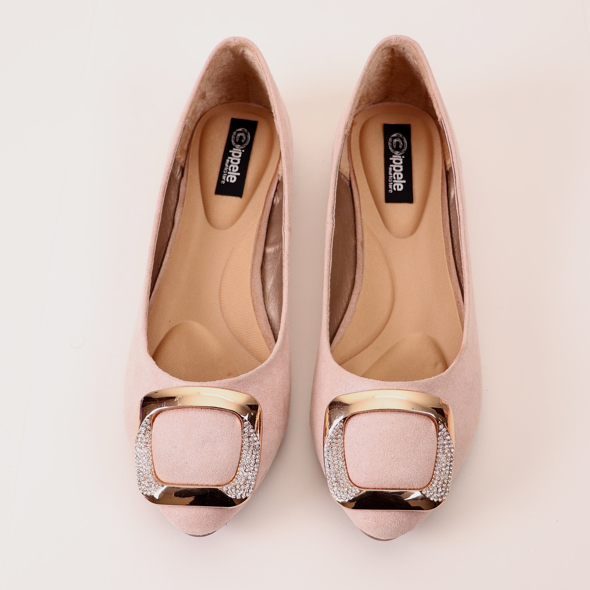 Foot Wear,Everyday Fun Flats in Baby Pink - Cippele Multi Store