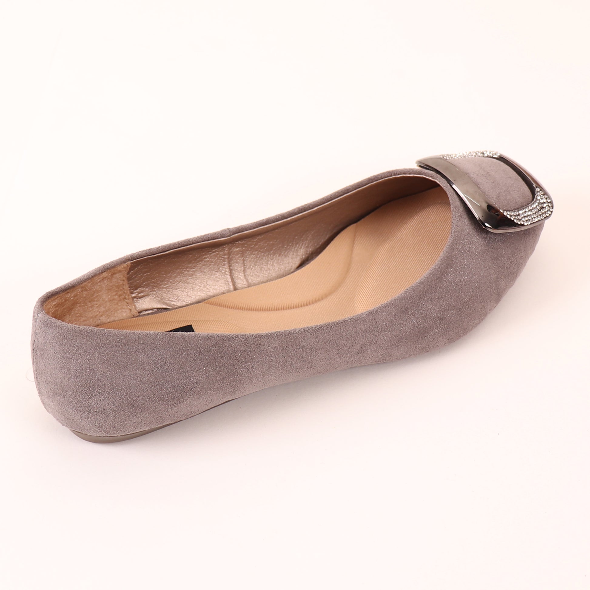 Foot Wear,Everyday Fun Flats in Grey - Cippele Multi Store