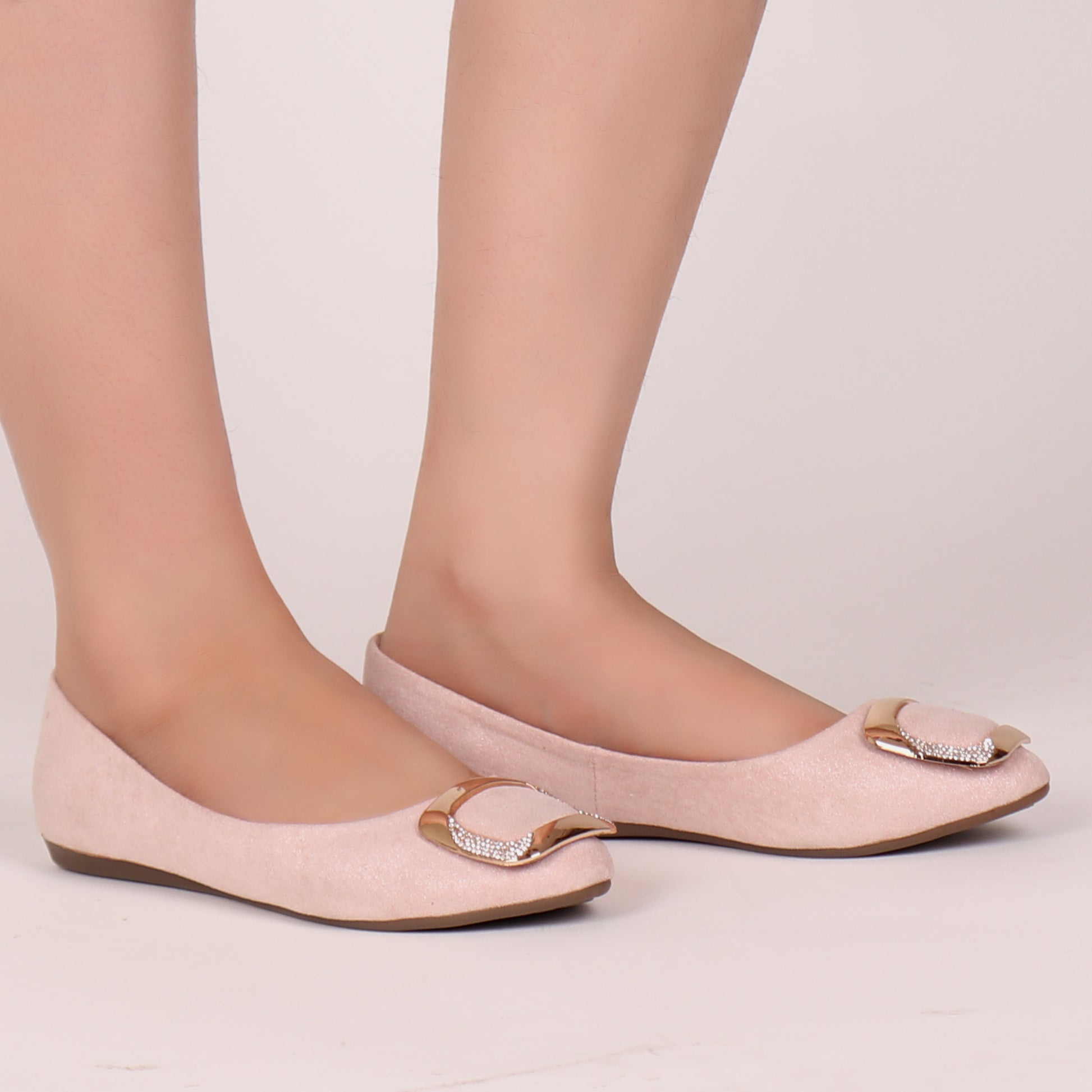 Foot Wear,Everyday Fun Flats in Baby Pink - Cippele Multi Store