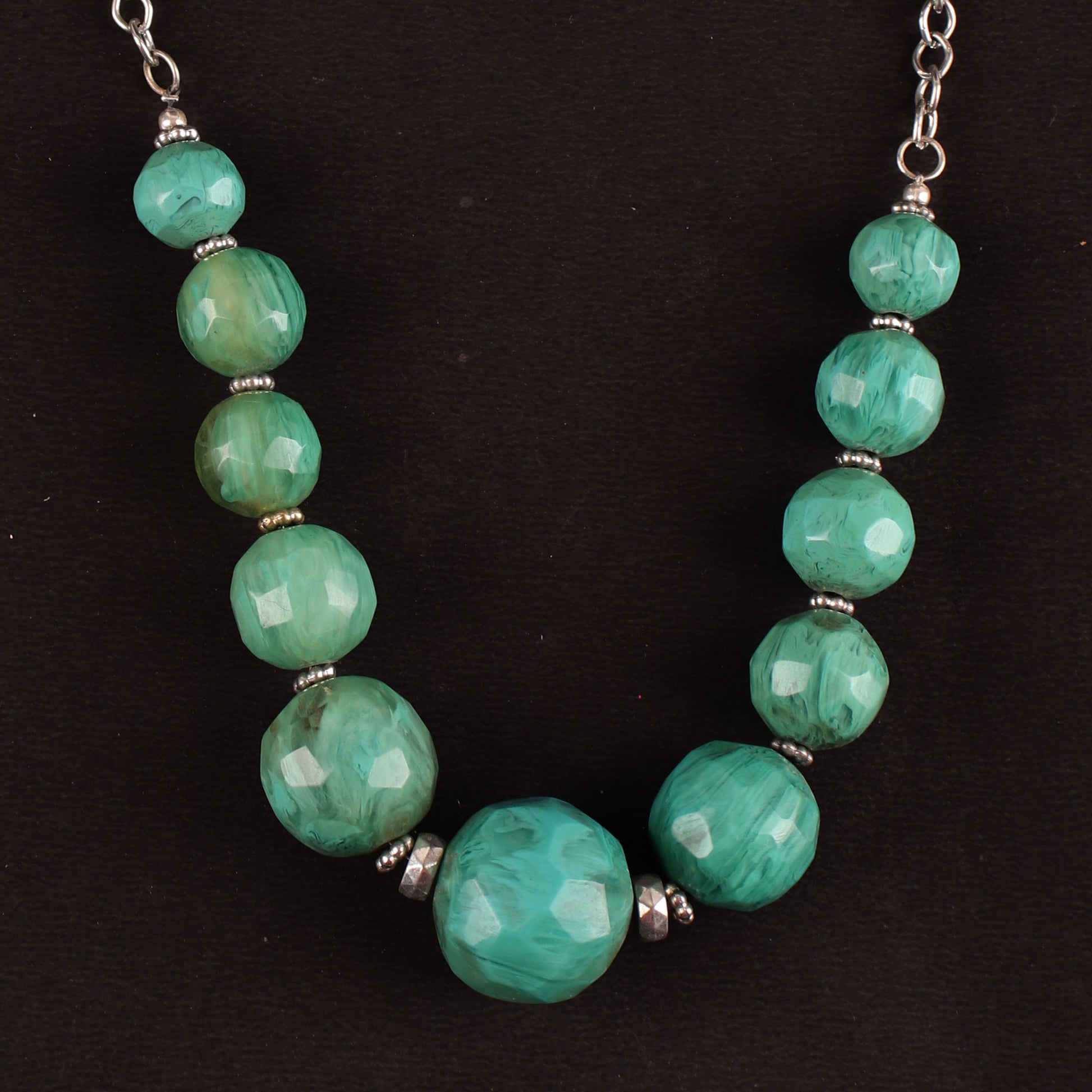 Necklace,The Ecstasy Poppye Necklace in Sea Green - Cippele Multi Store