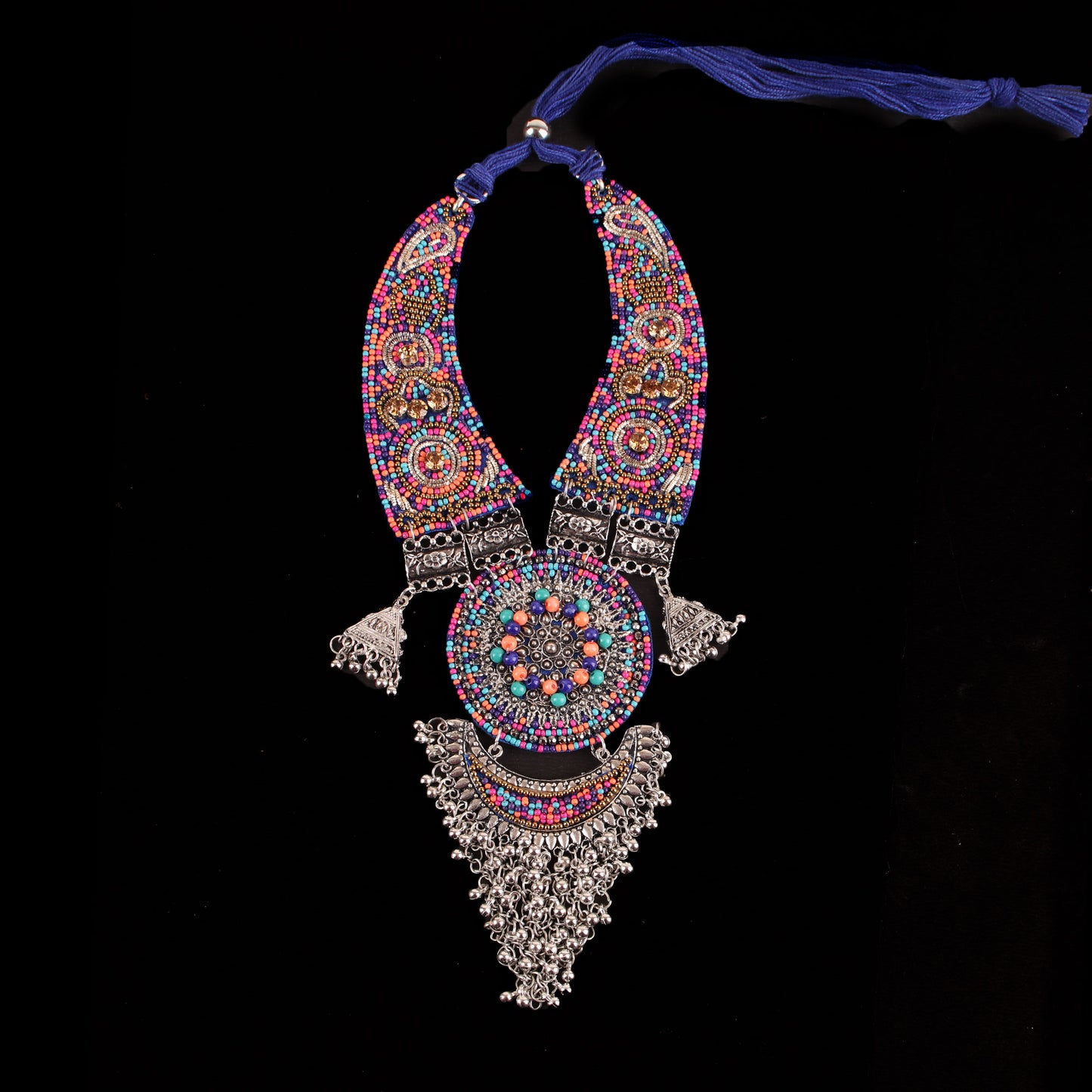 Necklace,The Picasso Art Necklace in Multicolor - Cippele Multi Store