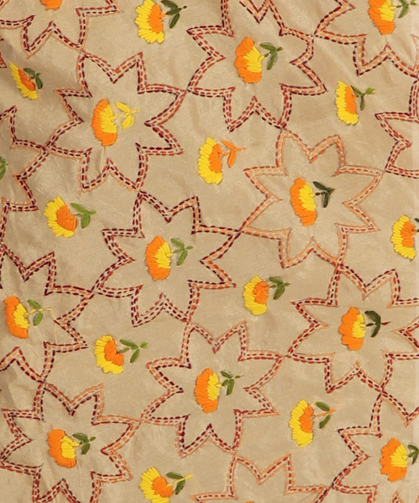 Dupatta,The Marigold Phulkari Dupatta - Cippele Multi Store