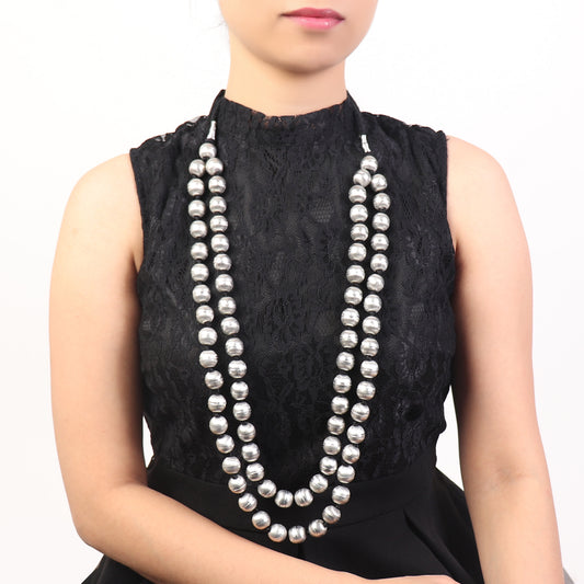 Necklace,Silver Amazeballs Neck Piece - Cippele Multi Store
