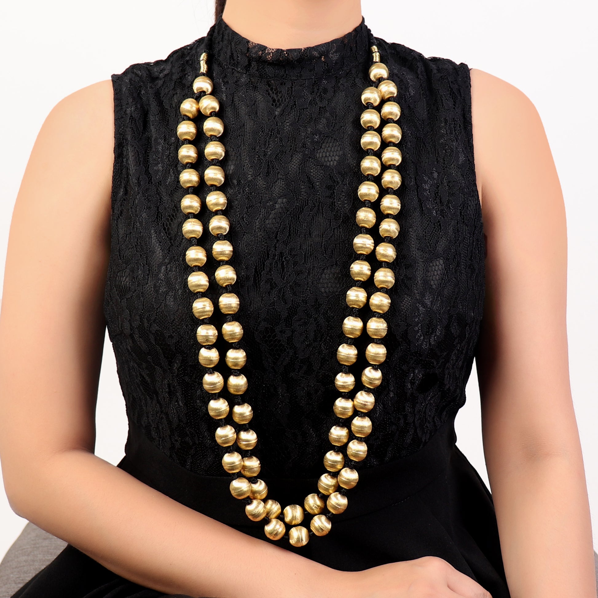 Necklace,Golden Amazeballs Neck Piece - Cippele Multi Store