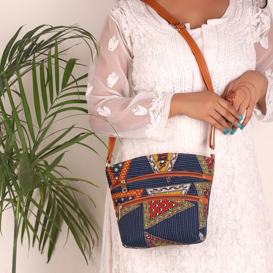 Sling Bag,The Collage Asymmetrical Sling Bag - Cippele Multi Store