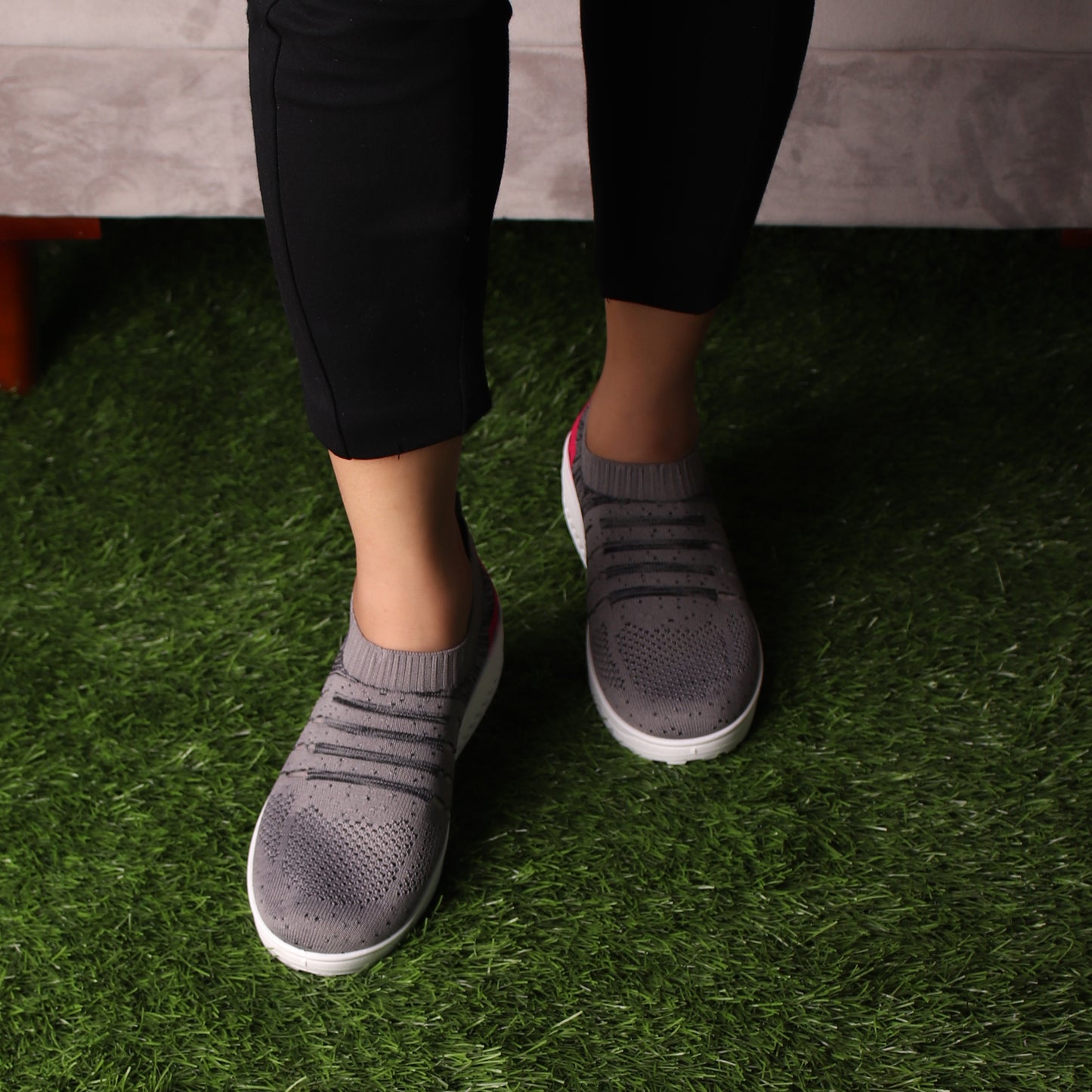 Foot Wear,The Cheerful Intimate Gliders in Grey - Cippele Multi Store