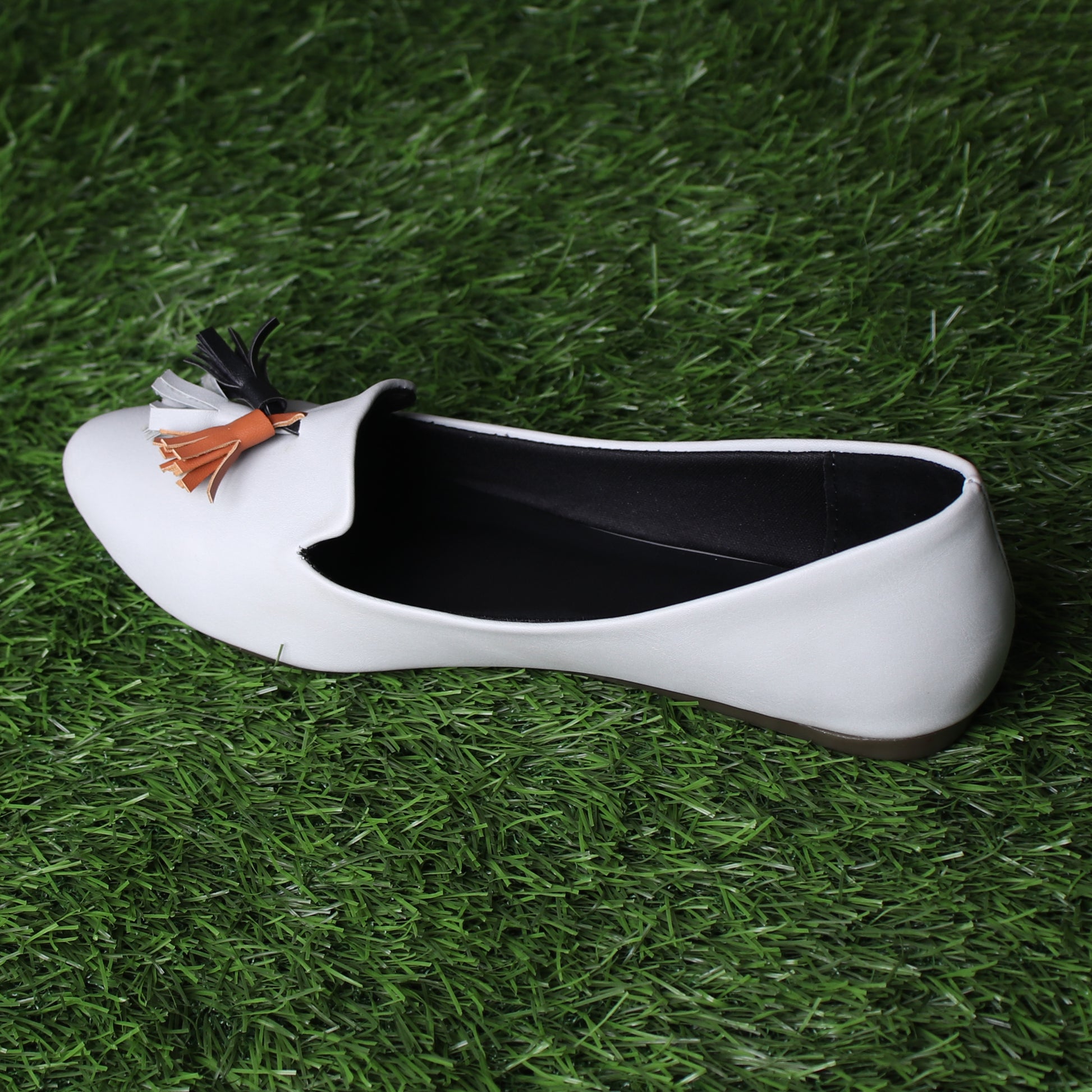 Foot Wear,The Frolicking Tassel Belly in Grey - Cippele Multi Store