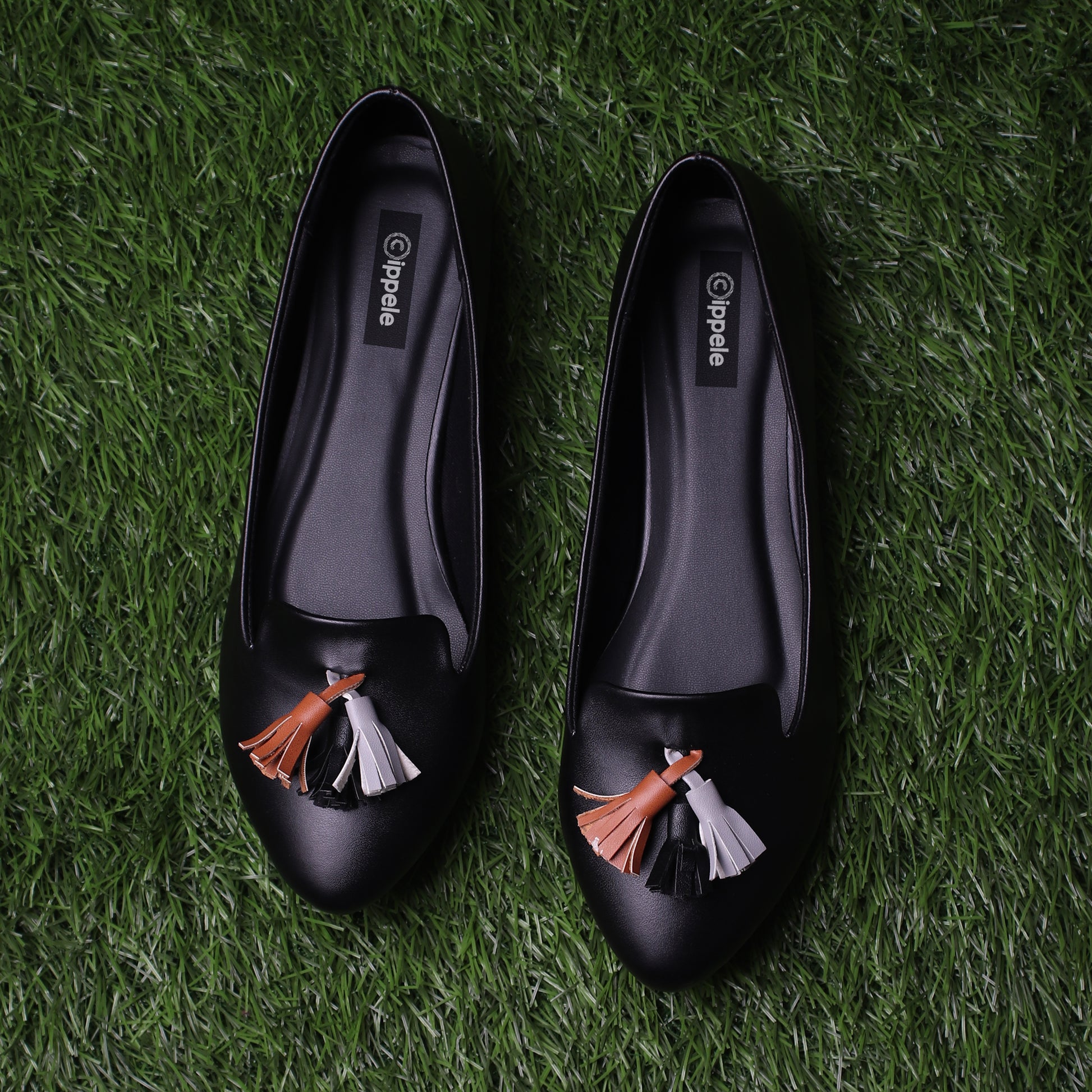 Foot Wear,The Frolicking Tassel Belly in Black - Cippele Multi Store