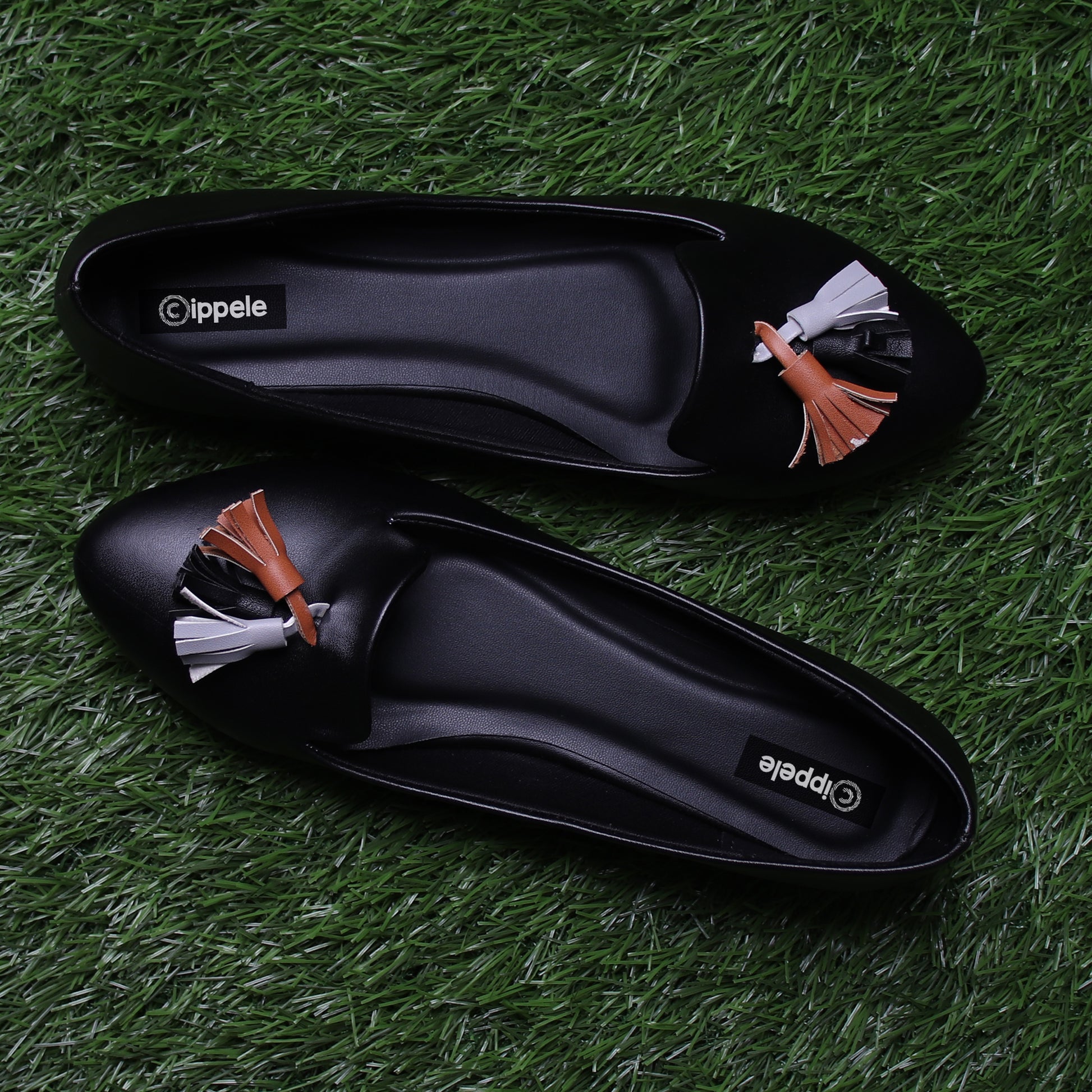Foot Wear,The Frolicking Tassel Belly in Black - Cippele Multi Store
