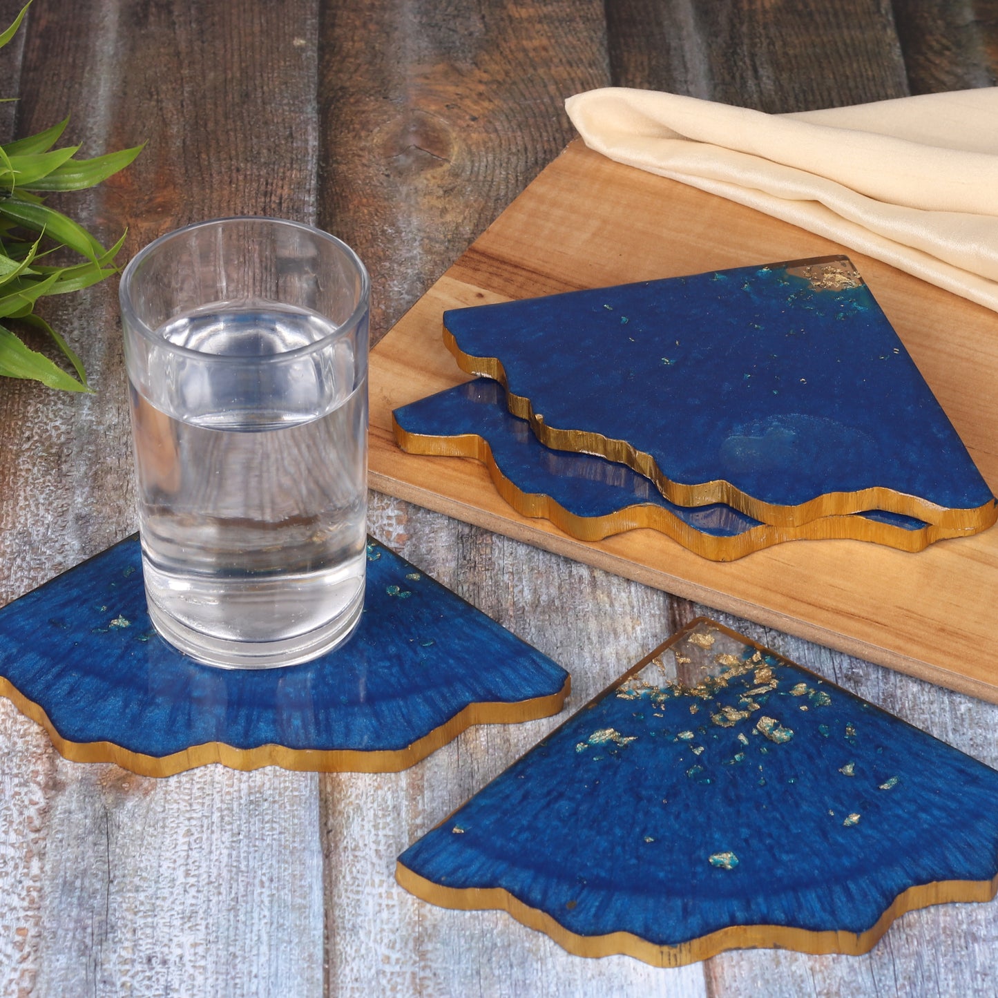 The Ocean Trench Resin Coasters (Set of 4)