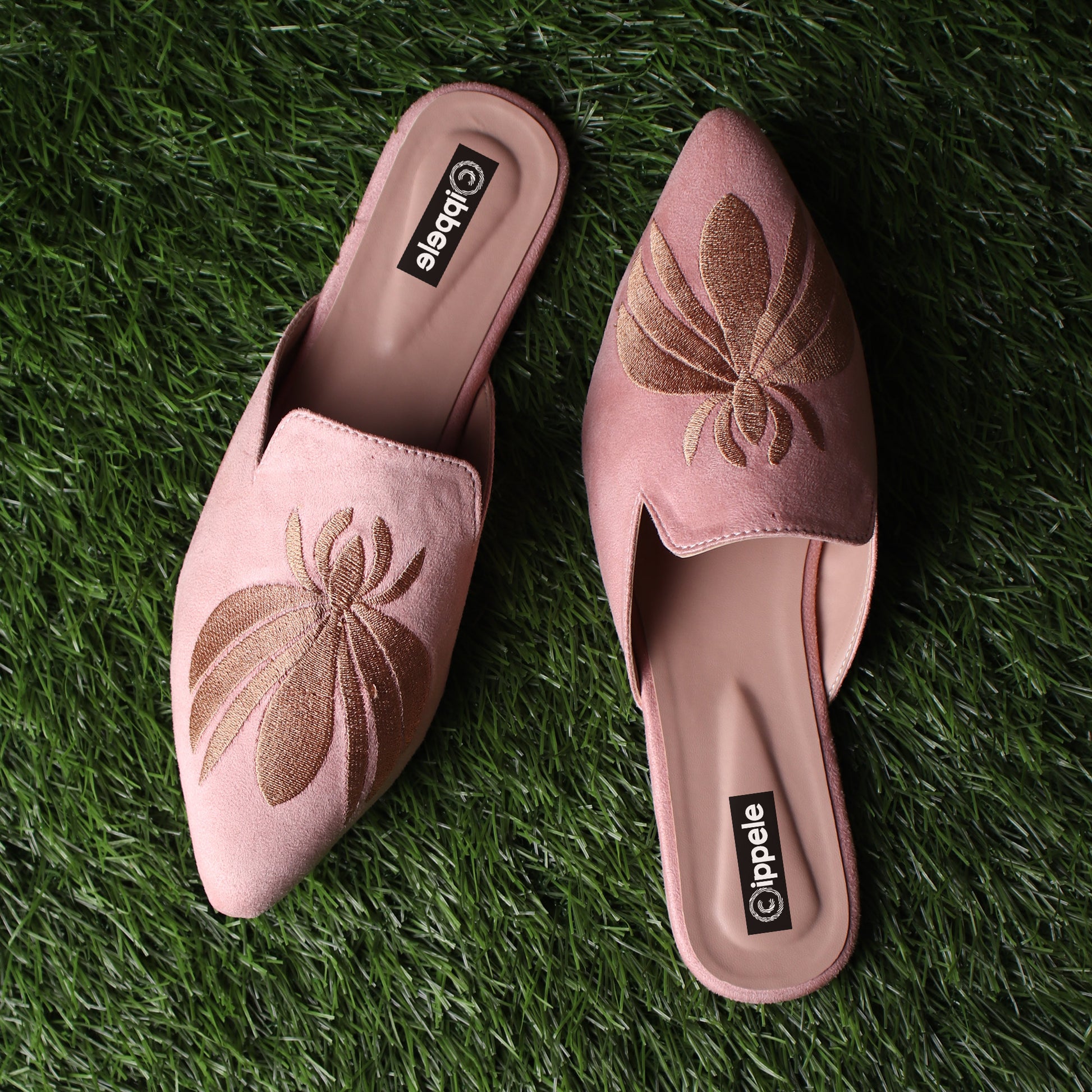 Foot Wear,The Iris Pink Mules - Cippele Multi Store