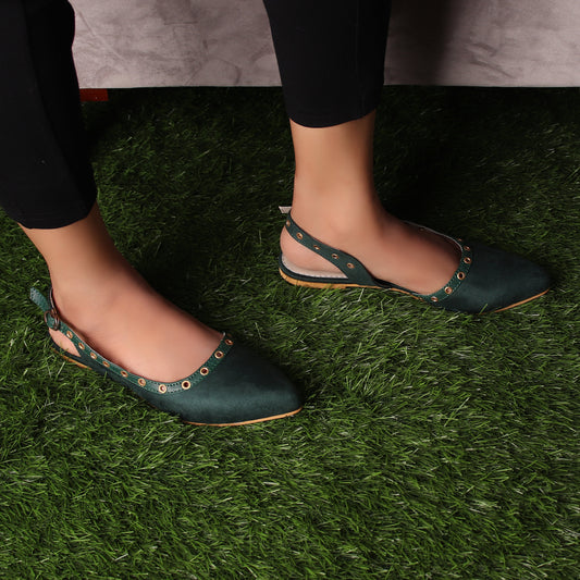 Foot Wear,The Misty Breezy Valentino In Green - Cippele Multi Store